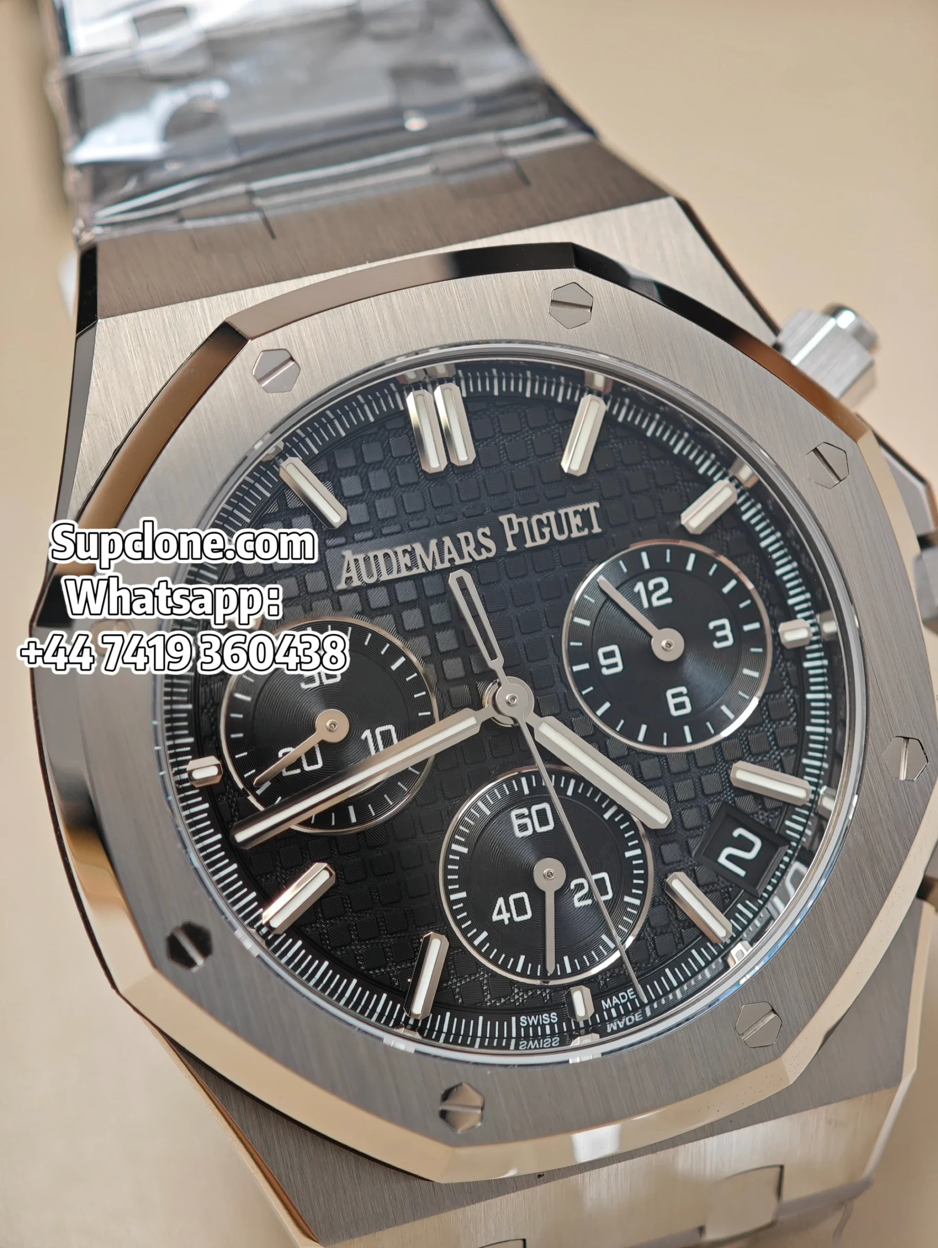 Audemars Piguet Super Clone Royal Oak Black Dial 26240 Chronograph 41mm