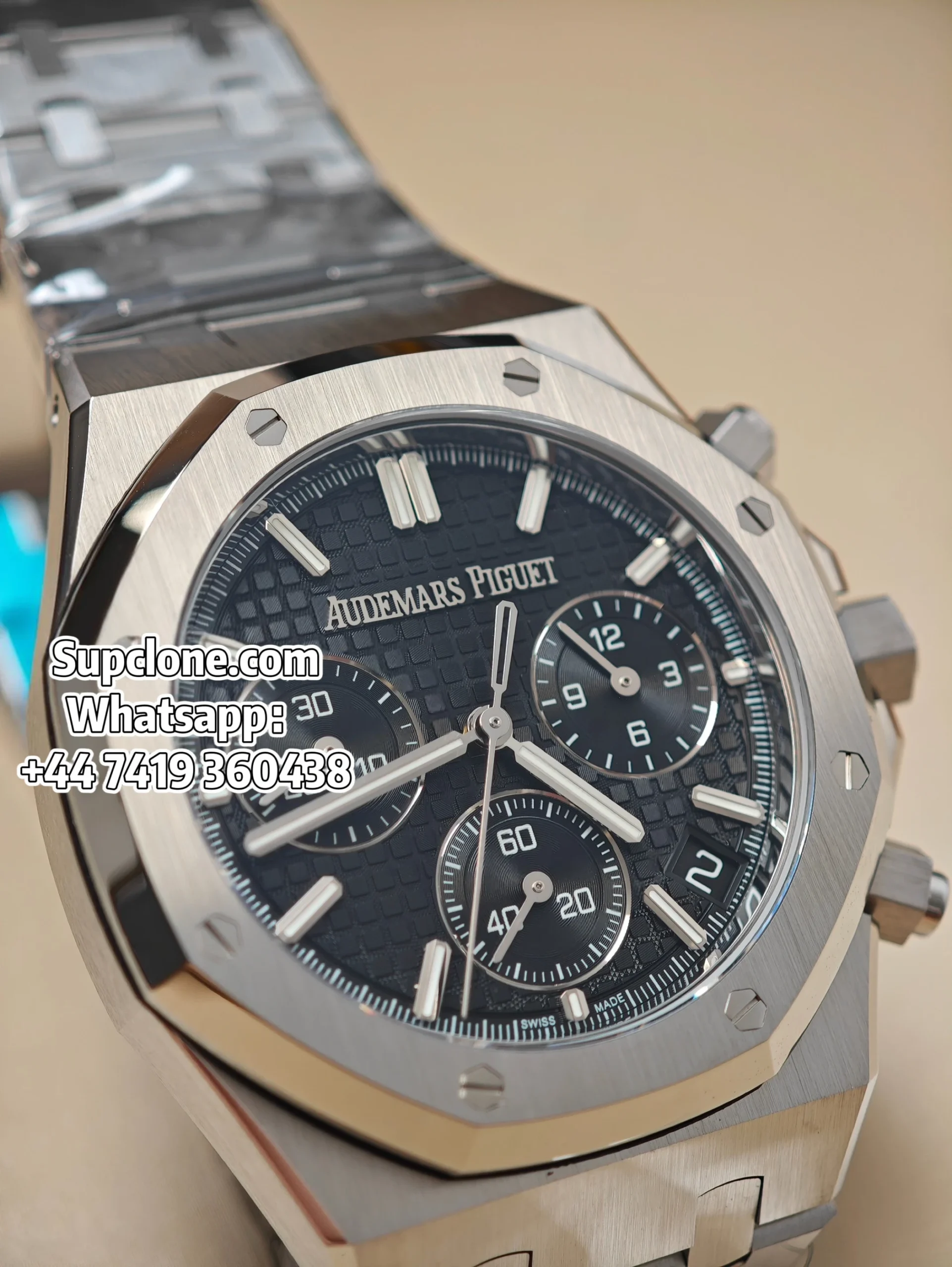 Audemars Piguet Super Clone Royal Oak Black Dial 26240 Chronograph 41mm