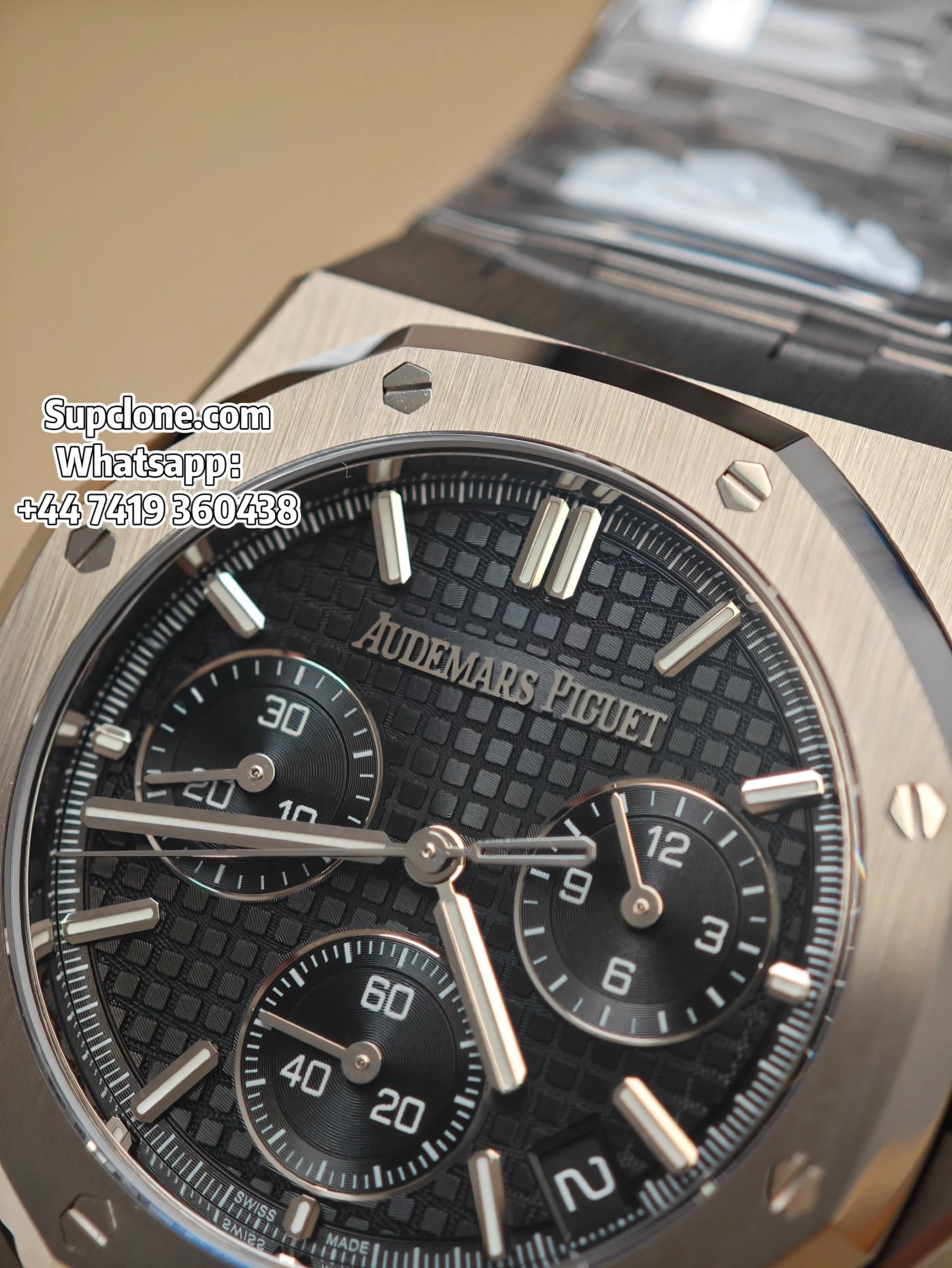 Audemars Piguet Super Clone Royal Oak Black Dial 26240 Chronograph 41mm