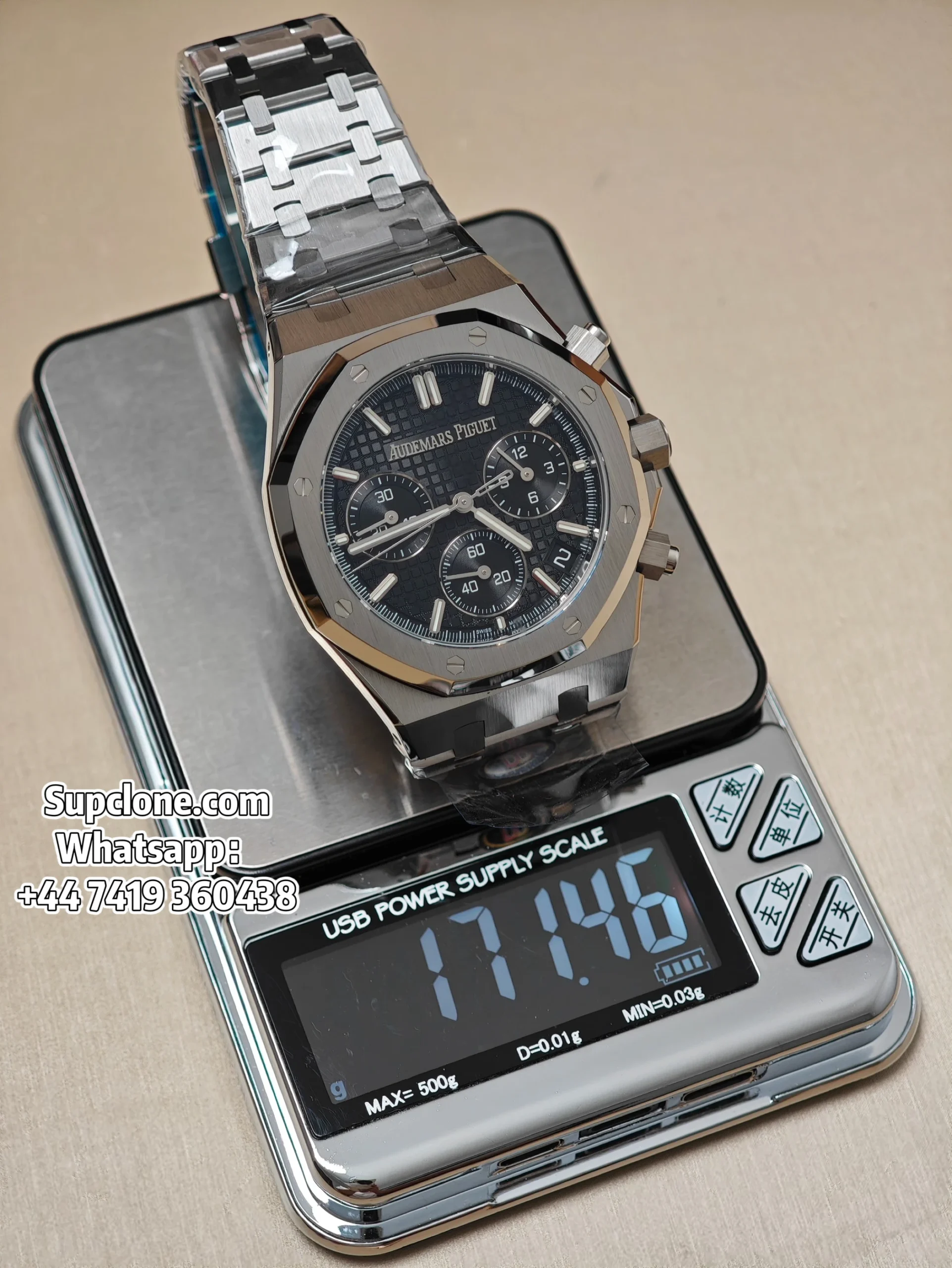 Audemars Piguet Super Clone Royal Oak Black Dial 26240 Chronograph 41mm