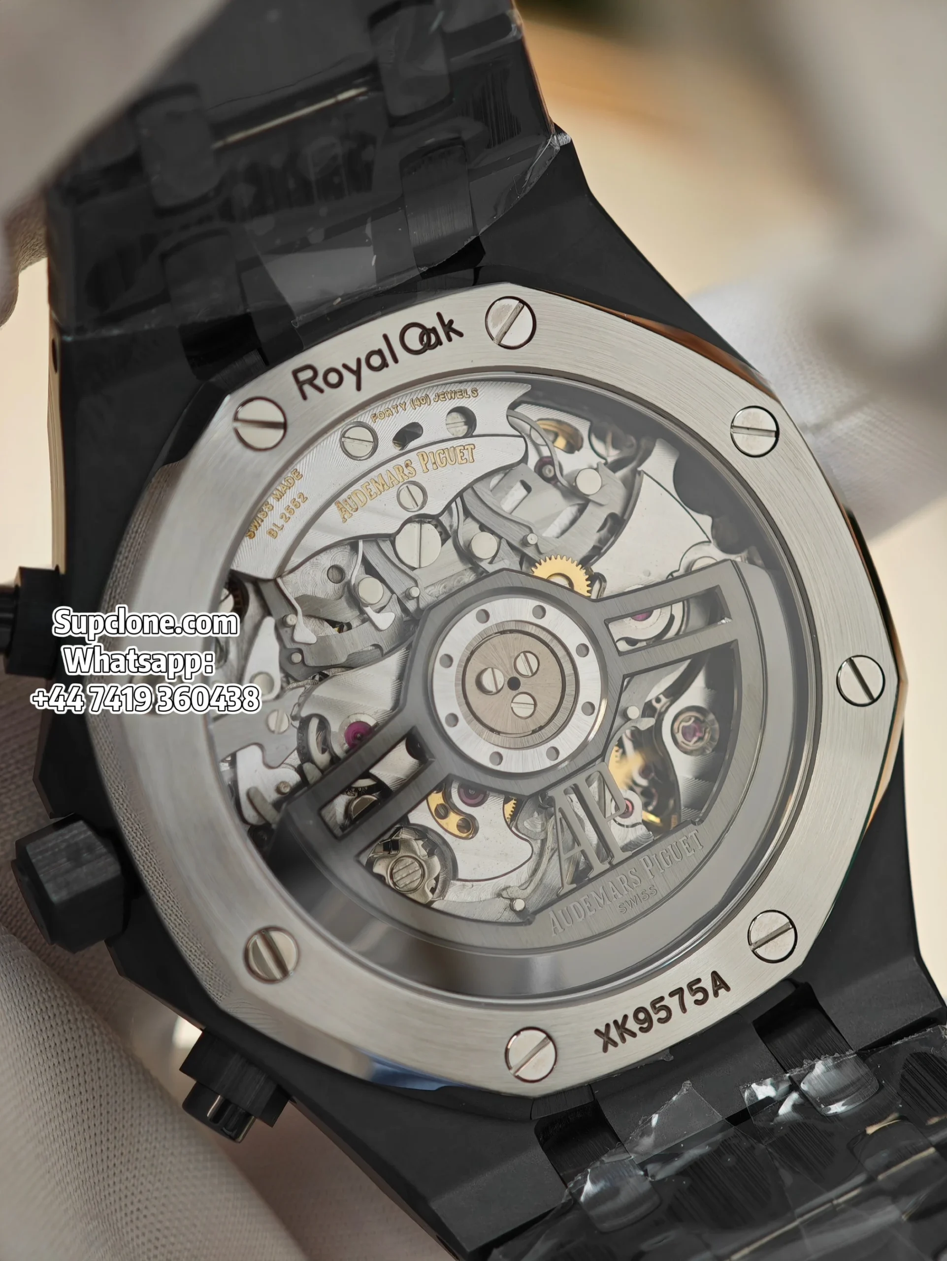 Audemars Piguet Super Clone Royal Oak Ceramic Black Dial 26240 Chronograph 41mm