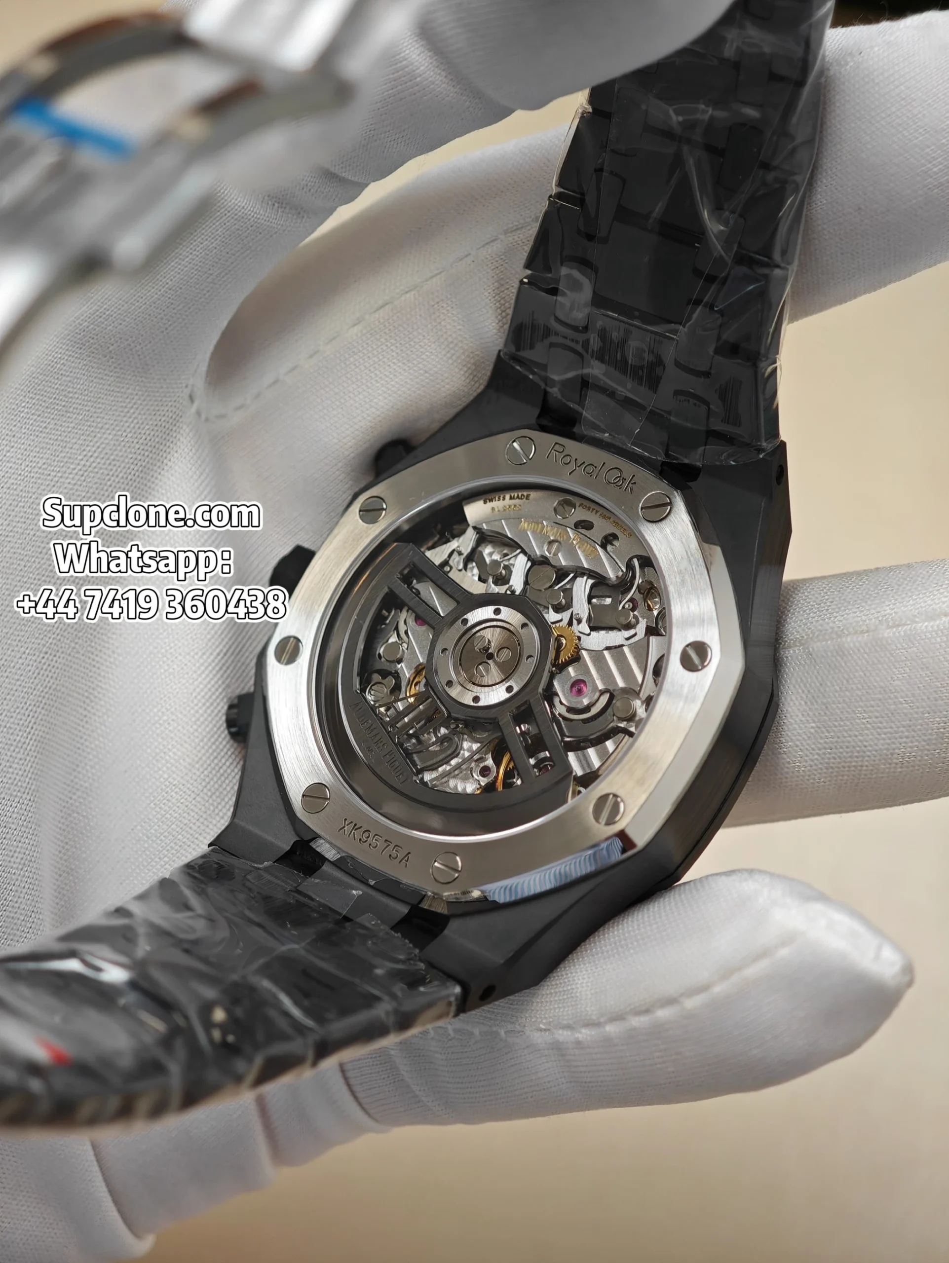 Audemars Piguet Super Clone Royal Oak Ceramic Black Dial 26240 Chronograph 41mm