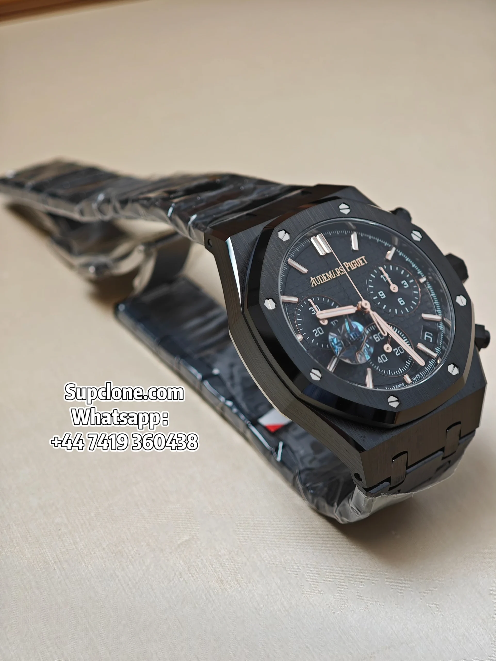Audemars Piguet Super Clone Royal Oak Ceramic Black Dial 26240 Chronograph 41mm