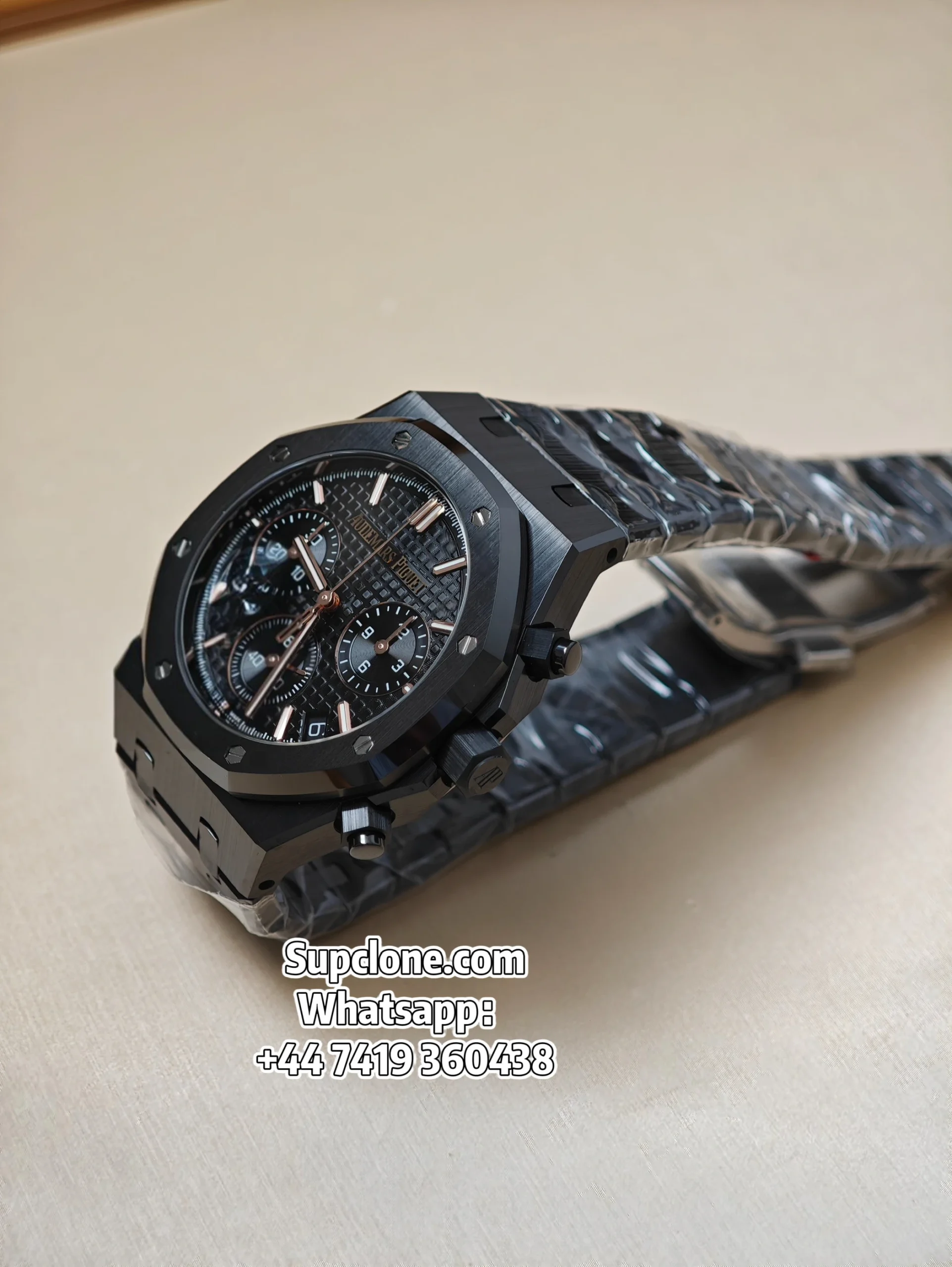 Audemars Piguet Super Clone Royal Oak Ceramic Black Dial 26240 Chronograph 41mm