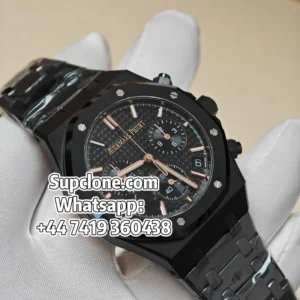 Audemars Piguet Super Clone Royal Oak Ceramic Black Dial 26240 (14) Audemars Piguet Super Clone Royal Oak Ceramic Black Dial 26240 Chronograph 41mm
