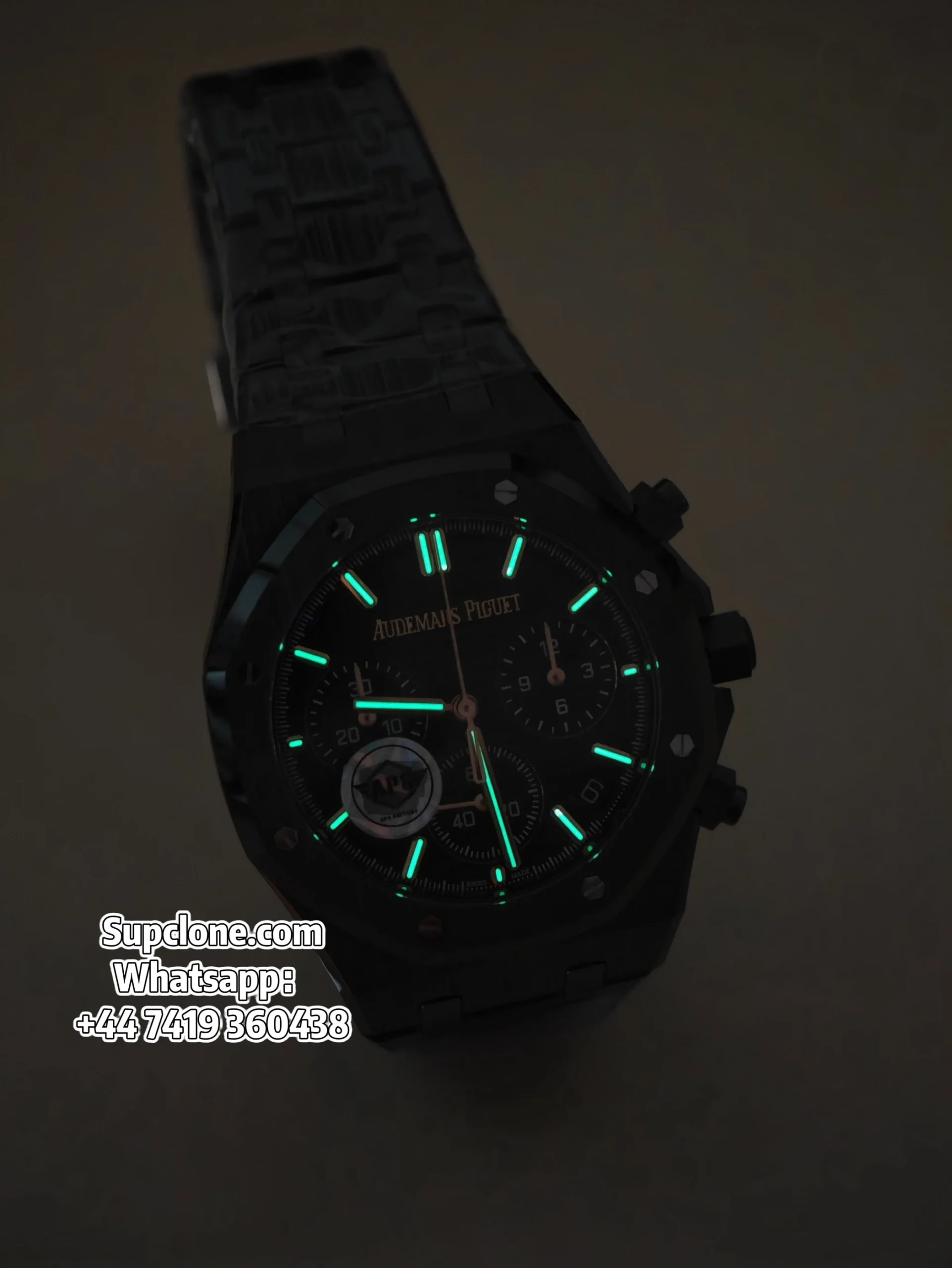 Audemars Piguet Super Clone Royal Oak Ceramic Black Dial 26240 Chronograph 41mm