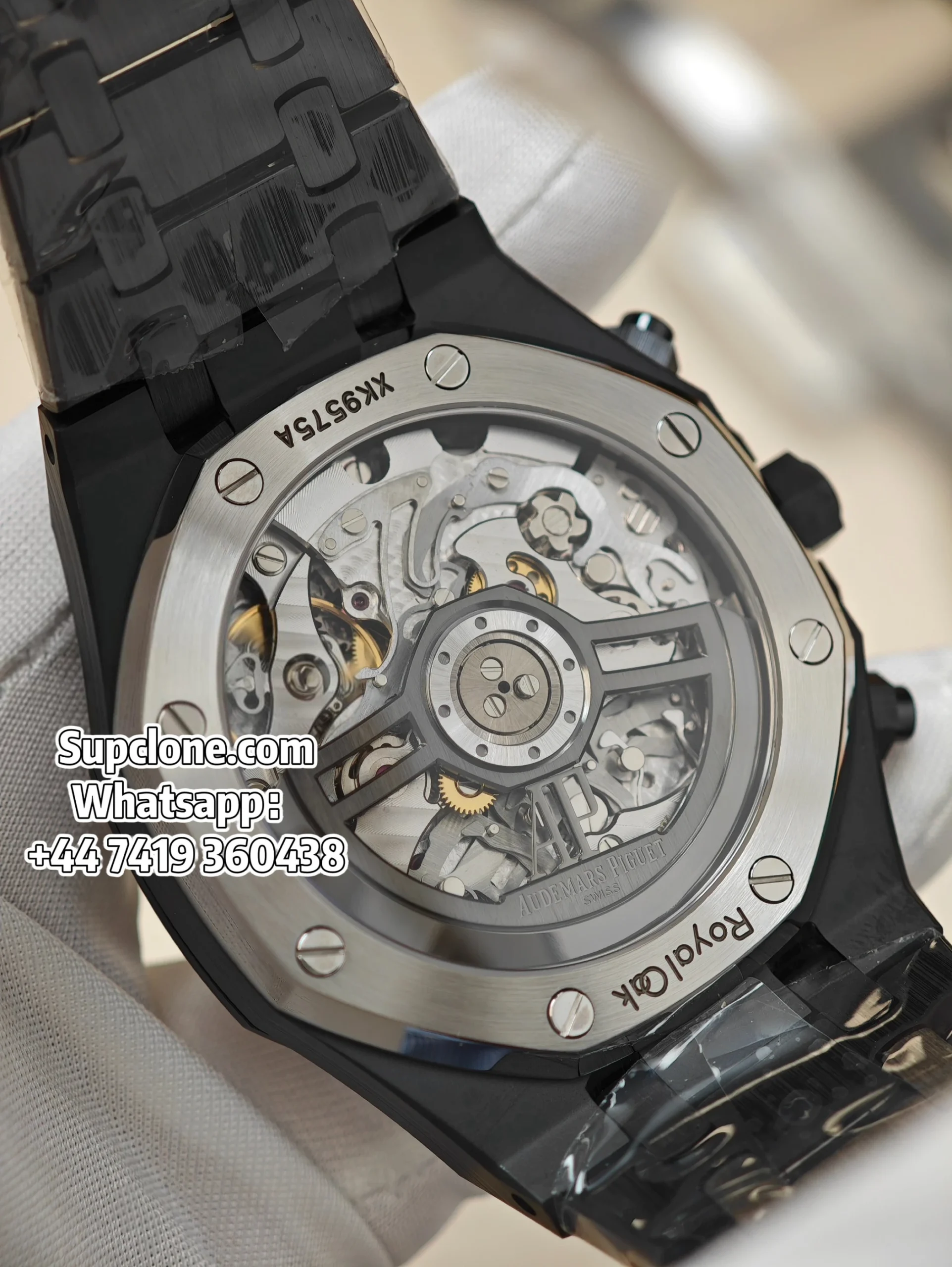 Audemars Piguet Super Clone Royal Oak Ceramic Black Dial 26240 Chronograph 41mm