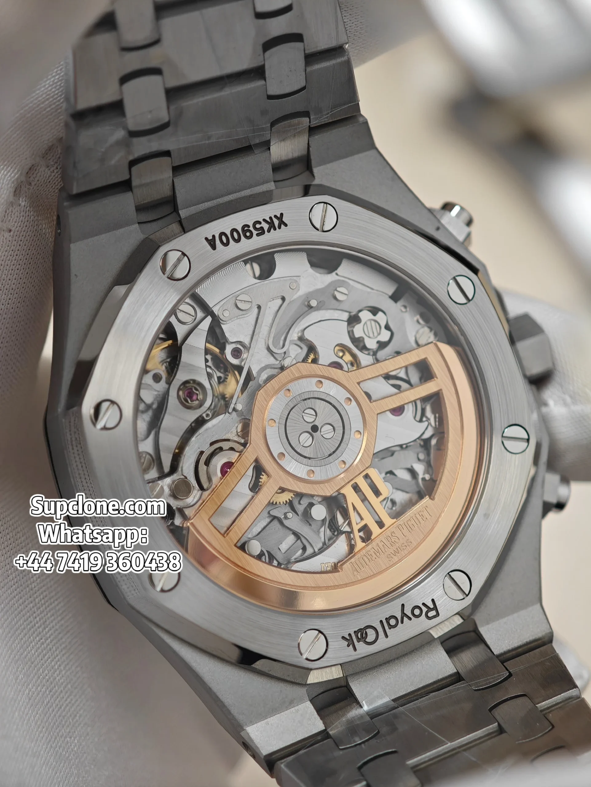 Audemars Piguet Super Clone Royal Oak White Dial 26240 (7) Audemars Piguet Super Clone Royal Oak White Dial 26240 Chronograph 41mm