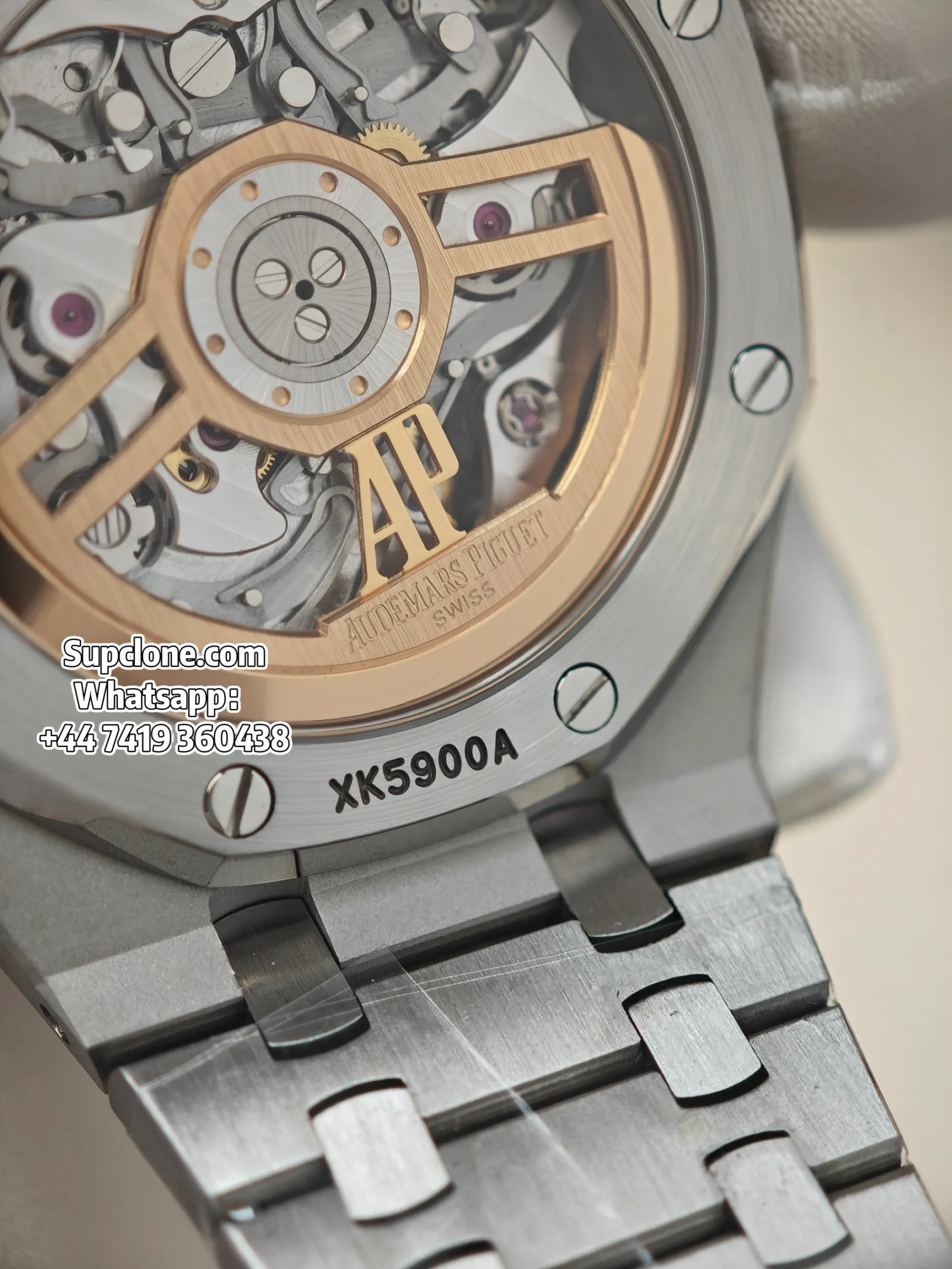 Audemars Piguet Super Clone Royal Oak White Dial 26240 (9) Audemars Piguet Super Clone Royal Oak White Dial 26240 Chronograph 41mm