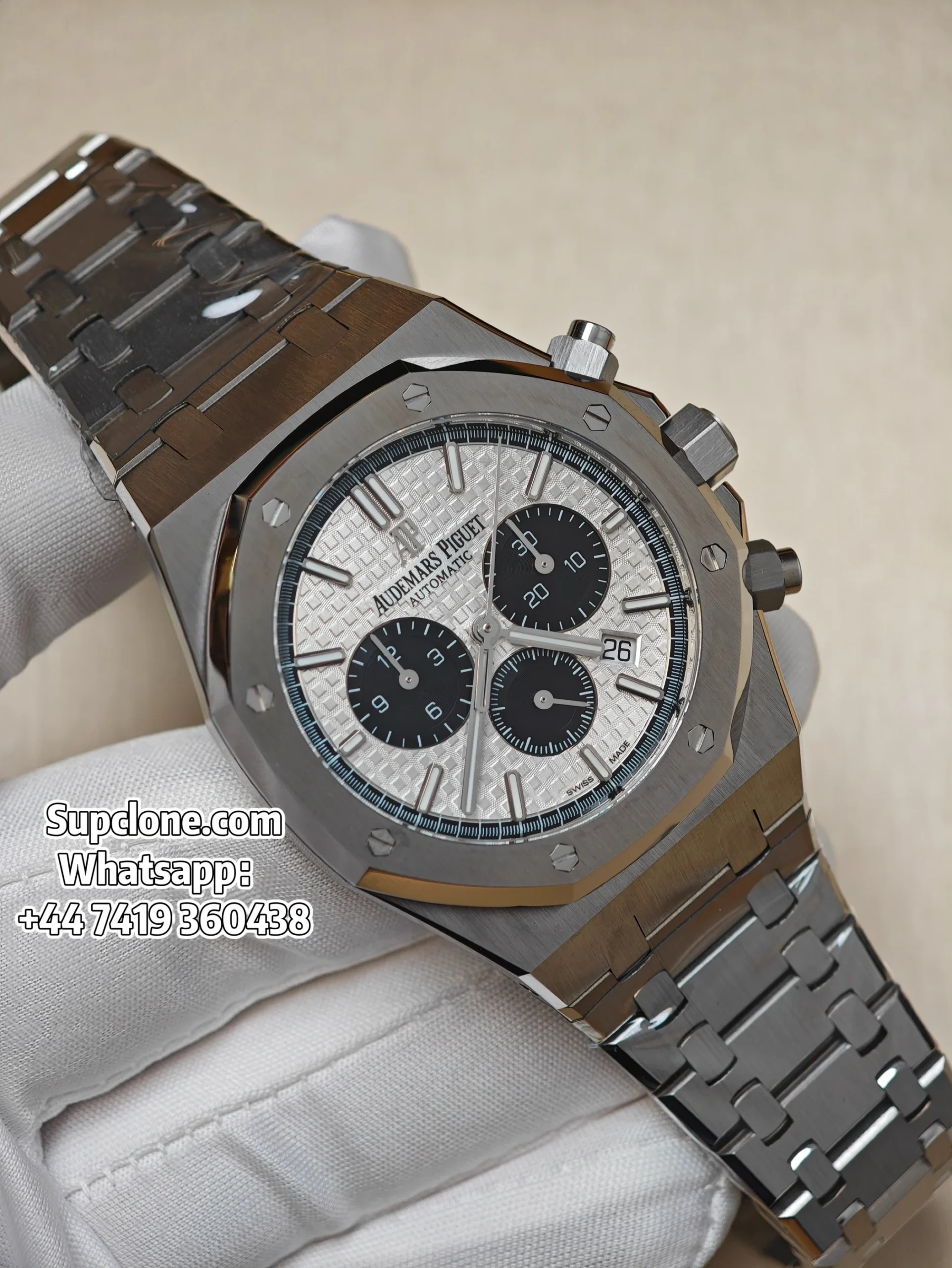 Audemars Piguet Super Clone Royal Oak White Dial 26331ST Chronograph 41mm