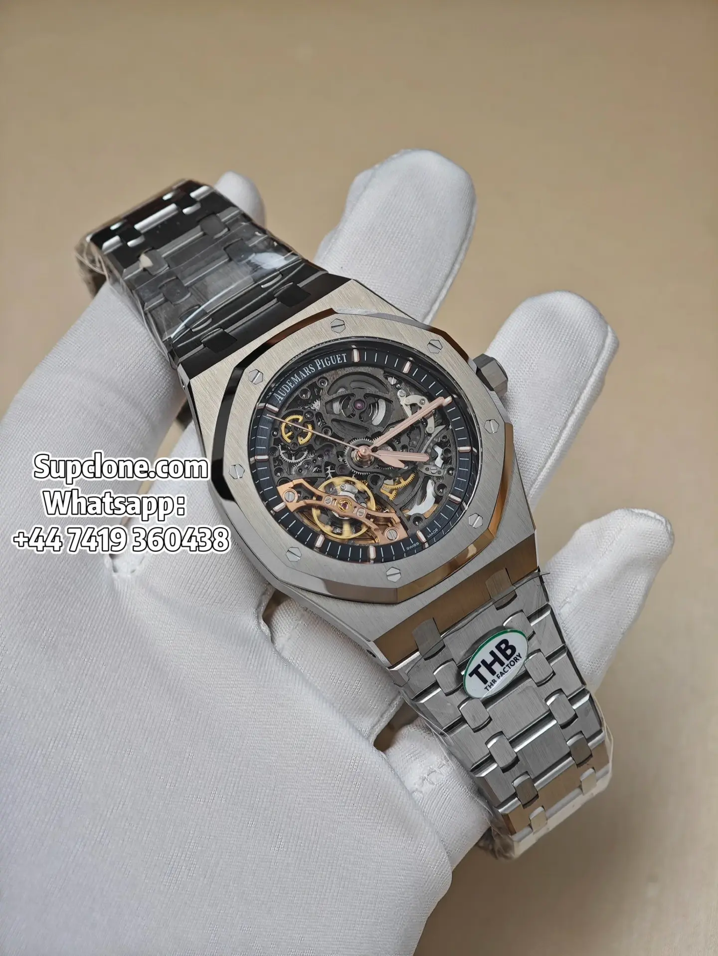 Audemars Piguet Super Clone Watches Royal Oak 15407ST Skeleton Dial (1) Audemars Piguet Super Clone Watches Royal Oak 15407ST Skeleton Dial