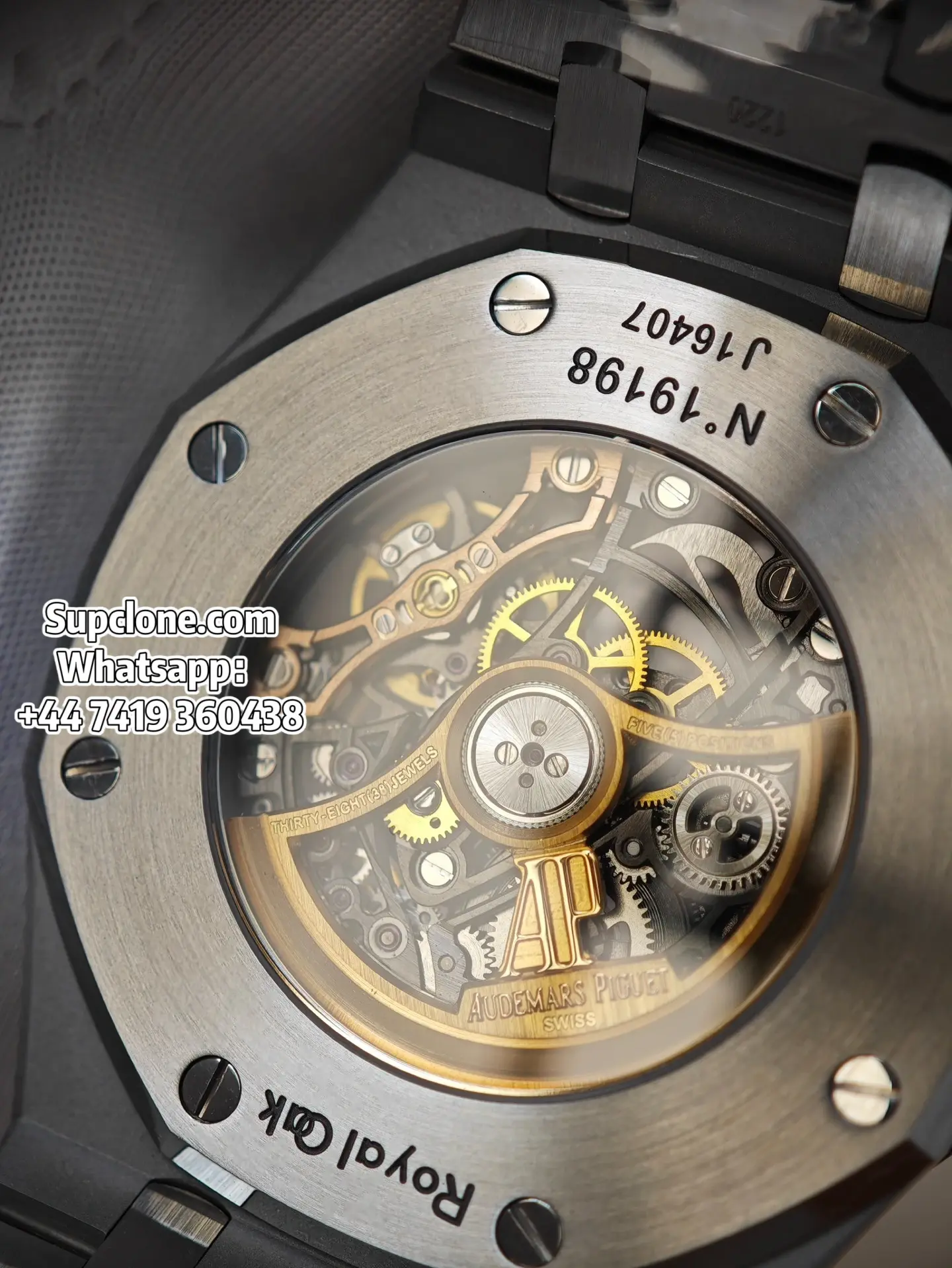 Audemars Piguet Super Clone Watches Royal Oak 15407ST Skeleton Dial (10) Audemars Piguet Super Clone Watches Royal Oak 15407ST Skeleton Dial