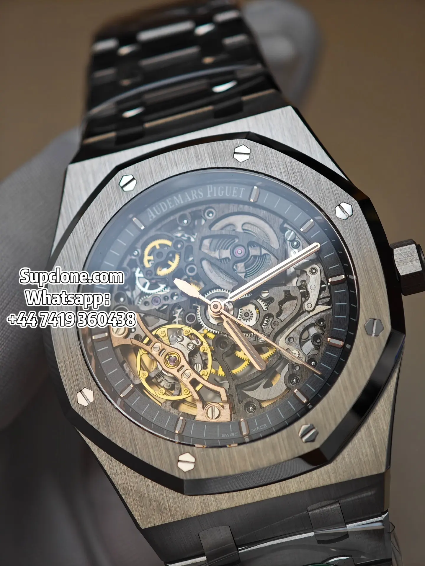 Audemars Piguet Super Clone Watches Royal Oak 15407ST Skeleton Dial (13) Audemars Piguet Super Clone Watches Royal Oak 15407ST Skeleton Dial