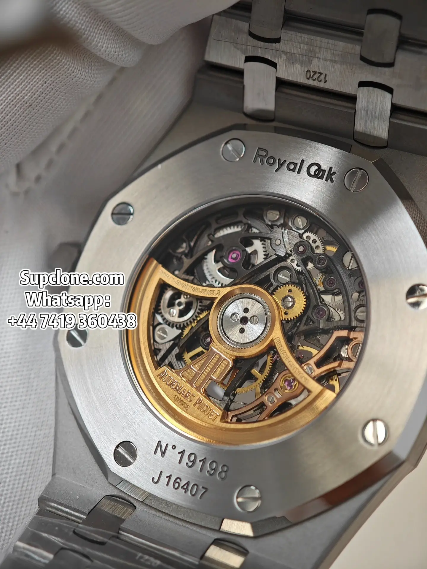 Audemars Piguet Super Clone Watches Royal Oak 15407ST Skeleton Dial (7) Audemars Piguet Super Clone Watches Royal Oak 15407ST Skeleton Dial