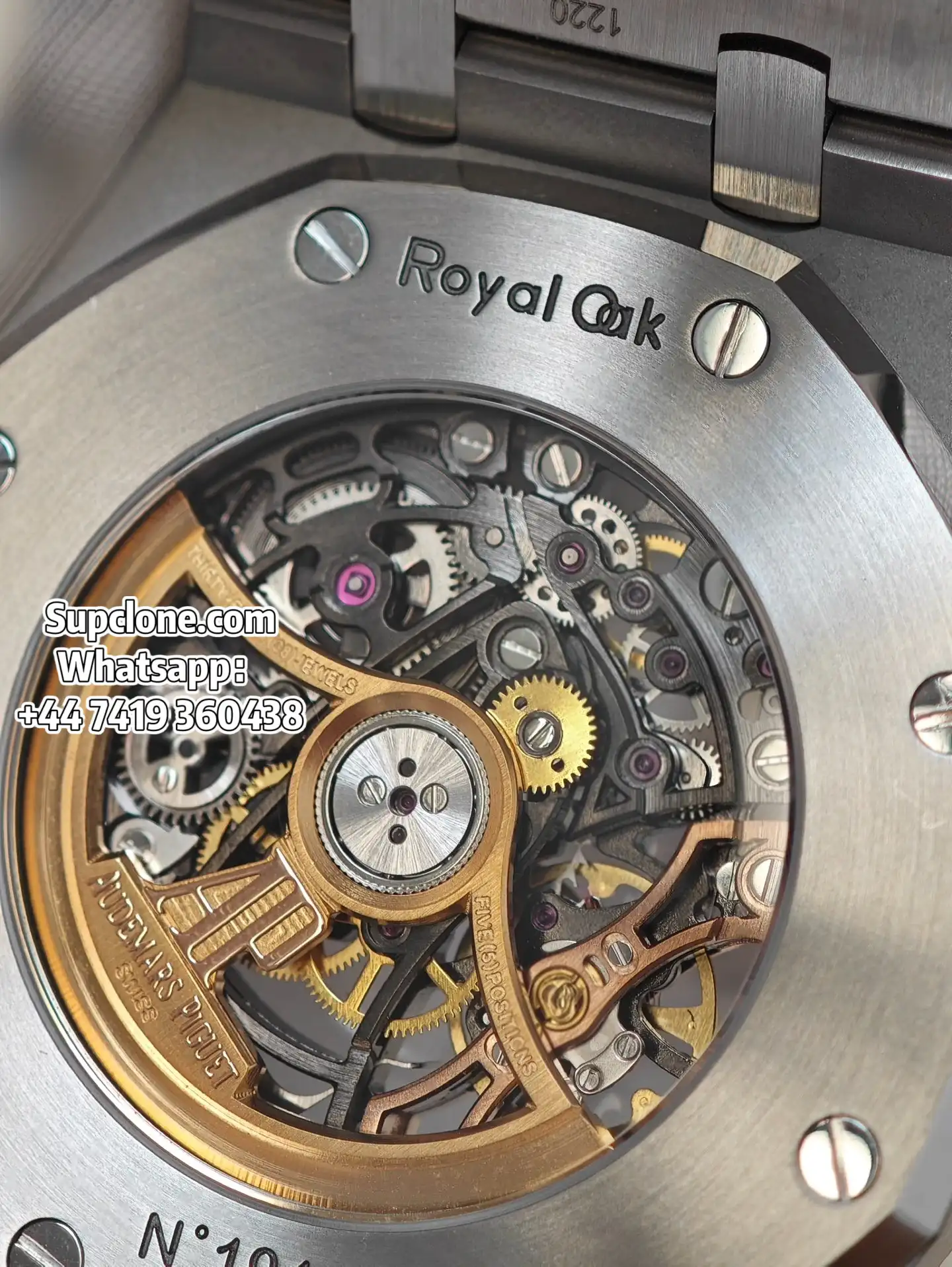 Audemars Piguet Super Clone Watches Royal Oak 15407ST Skeleton Dial (8) Audemars Piguet Super Clone Watches Royal Oak 15407ST Skeleton Dial