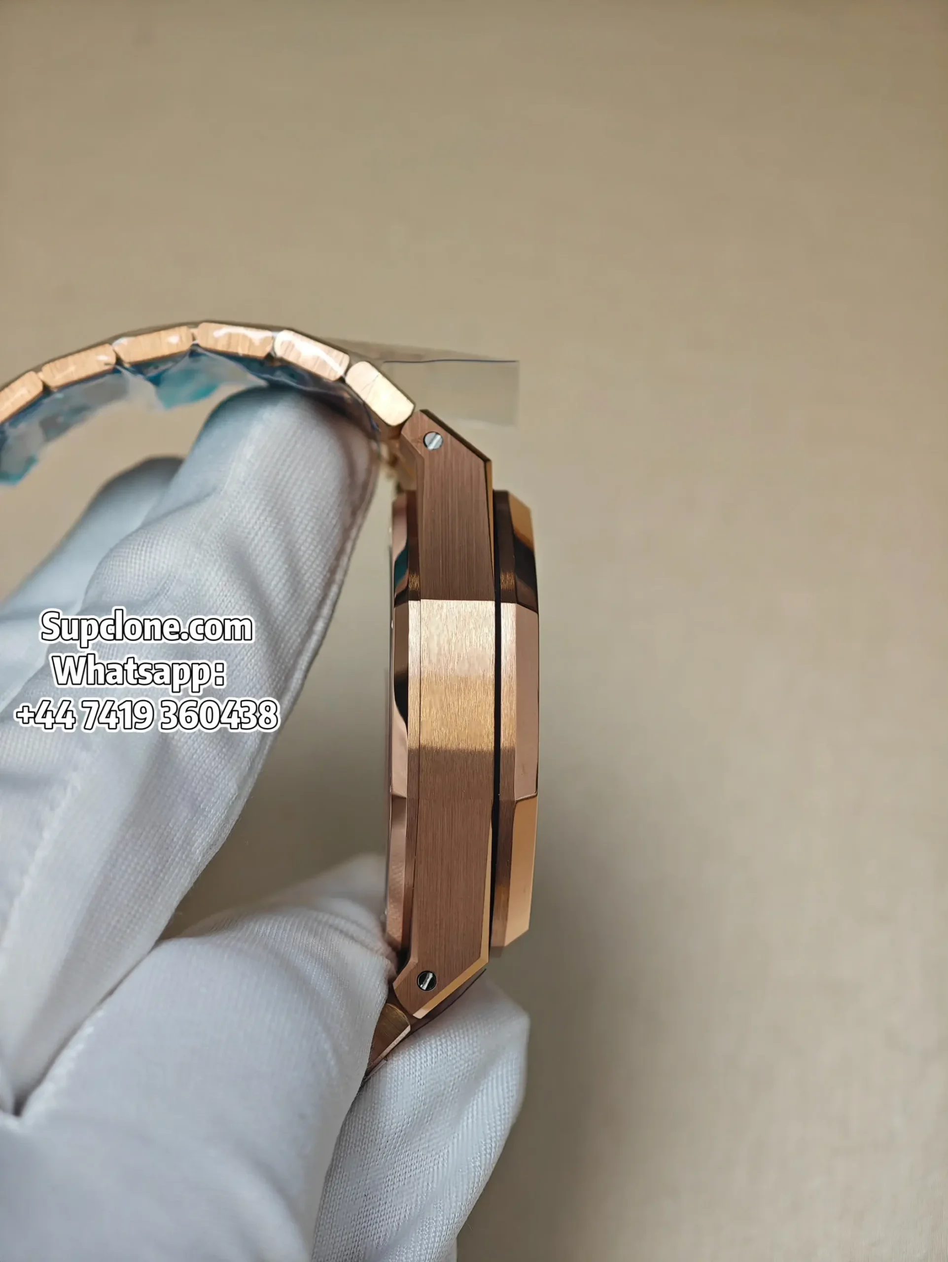 Audemars Piguet Super Clone Watches Royal Oak Chrono 41 26240OR Rose Gold Blue Dial (2) Audemars Piguet Super Clone Watches Royal Oak Chrono 41 26240OR Rose Gold Blue Dial