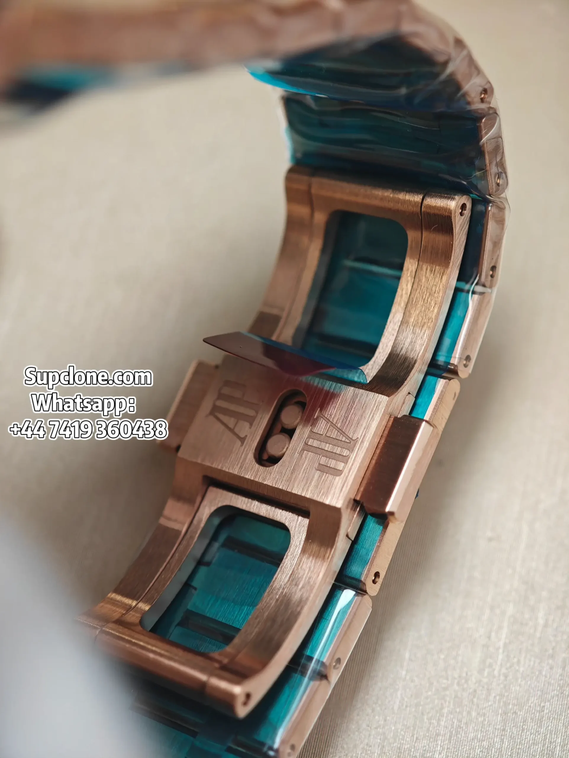 Audemars Piguet Super Clone Watches Royal Oak Chrono 41 26240OR Rose Gold Blue Dial (8) Audemars Piguet Super Clone Watches Royal Oak Chrono 41 26240OR Rose Gold Blue Dial