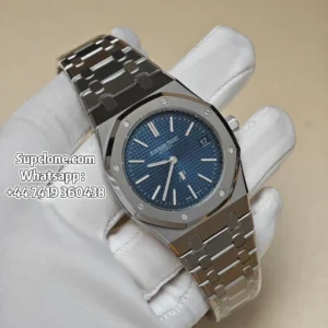 Audemars Piguet Super Clone Watches Royal Oak Jumbo 16202ST Blue Dial 39mm
