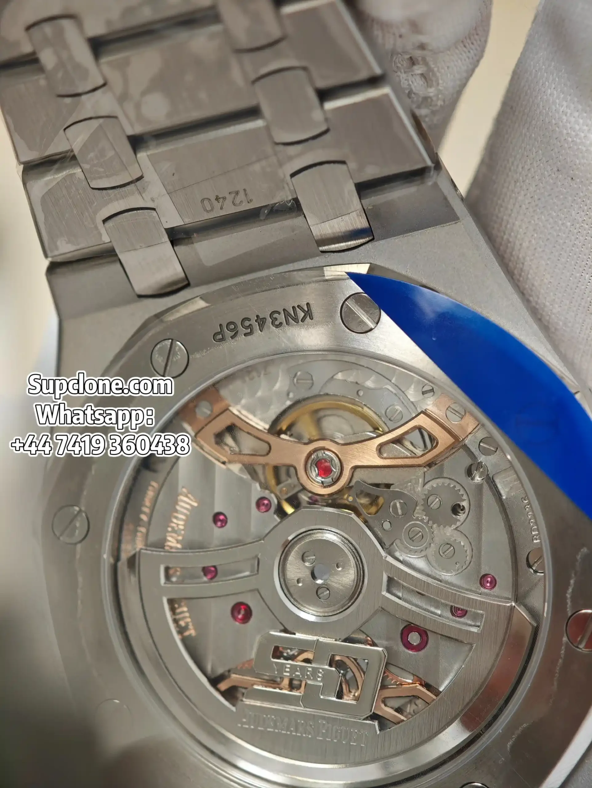 Audemars Piguet Super Clone Watches Royal Oak Jumbo 16202ST Blue Dial 39mm