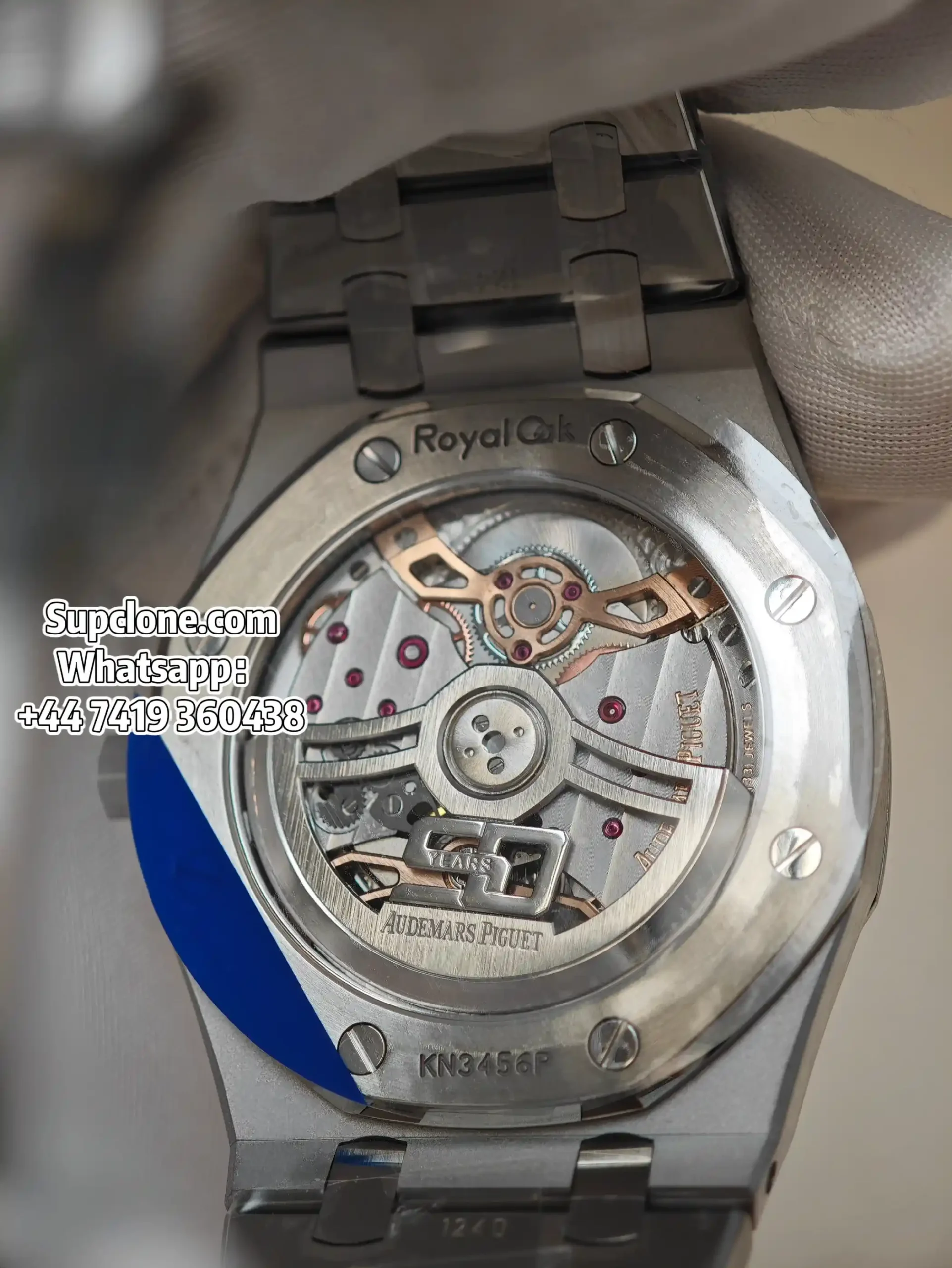 Audemars Piguet Super Clone Watches Royal Oak Jumbo 16202ST Blue Dial 39mm