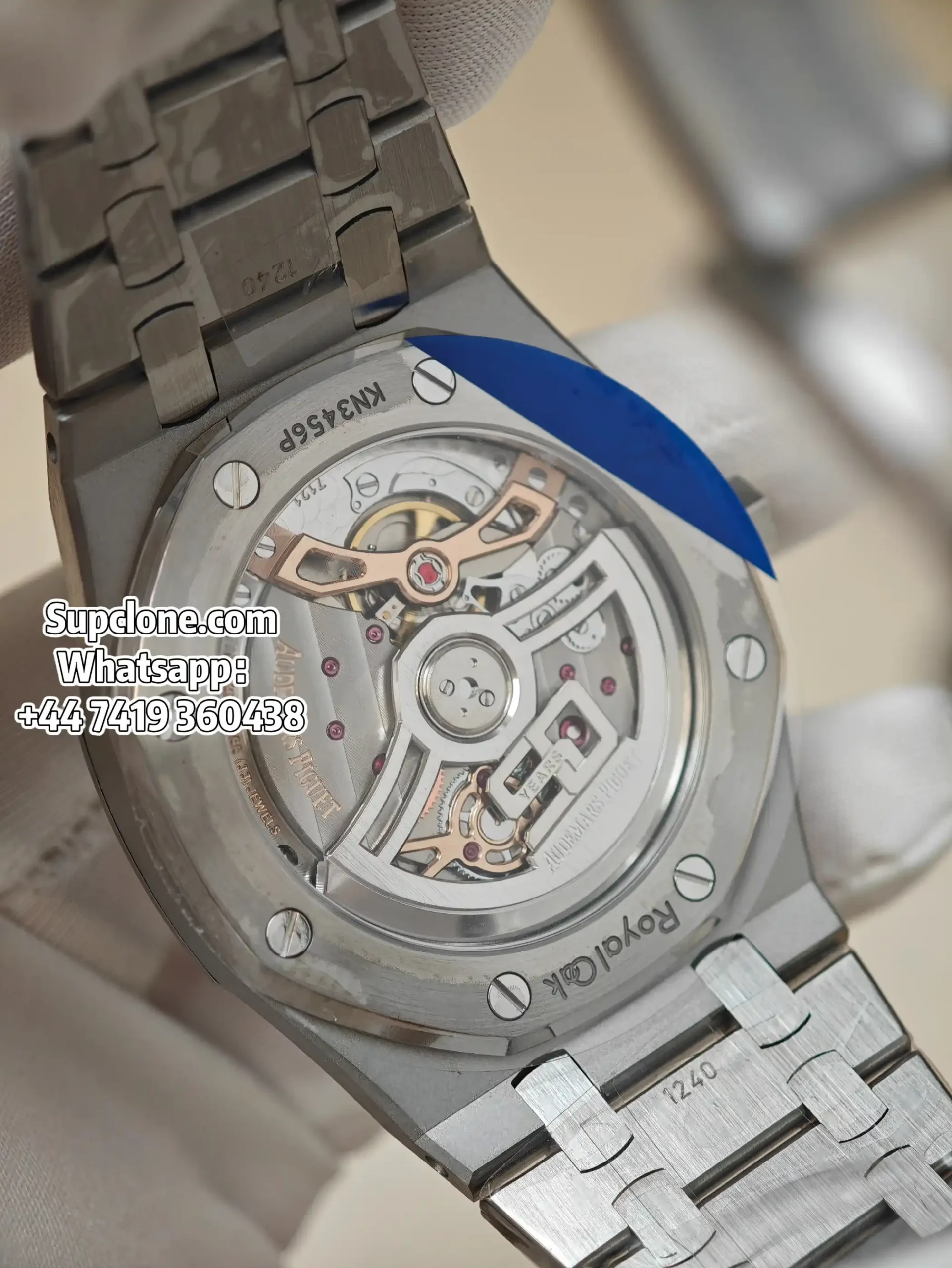 Audemars Piguet Super Clone Watches Royal Oak Jumbo 16202ST Blue Dial 39mm