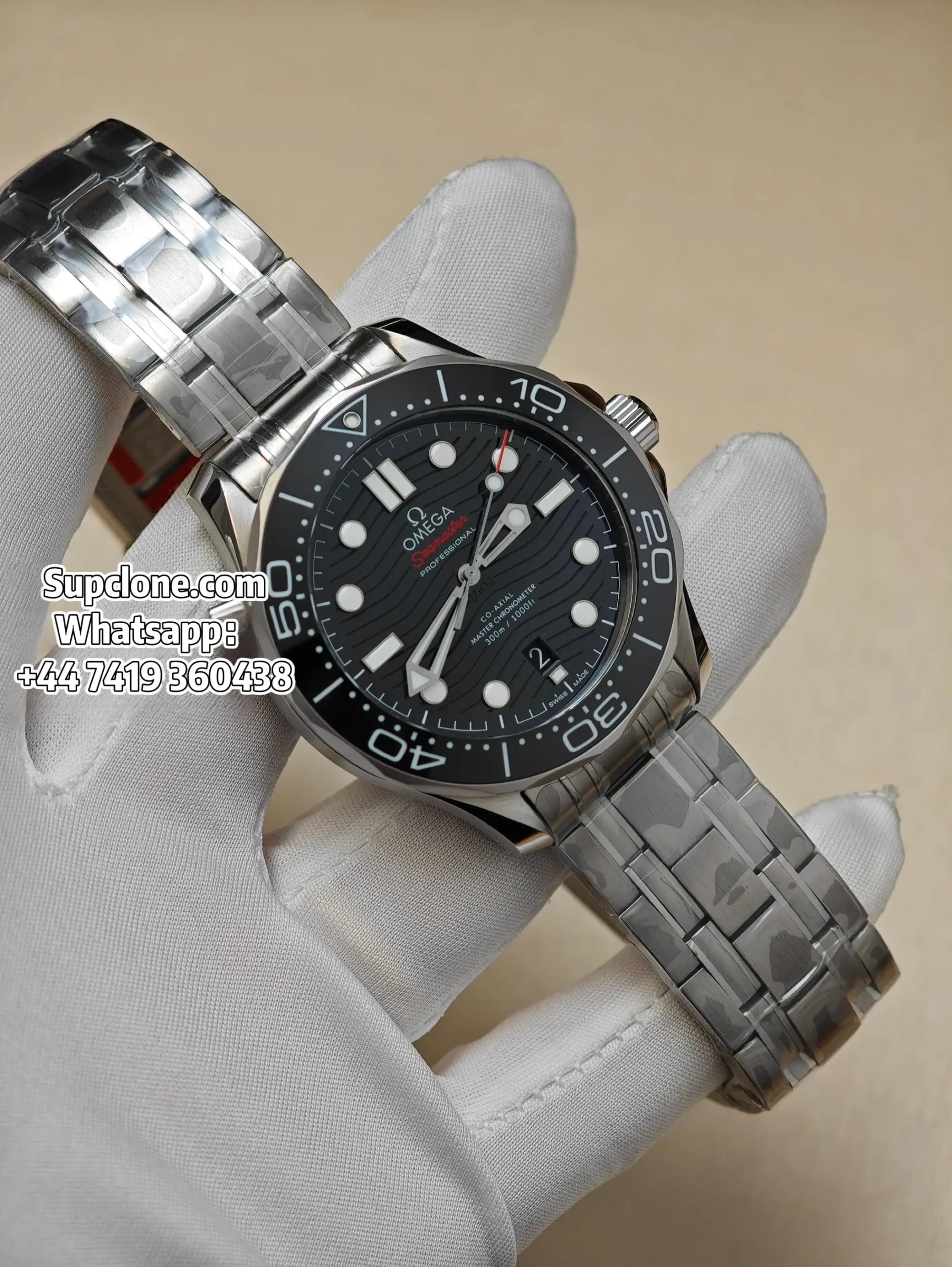 Omega Seamaster 210.30.42.20.01.001 42mm Super Clone Black Dial Diver
