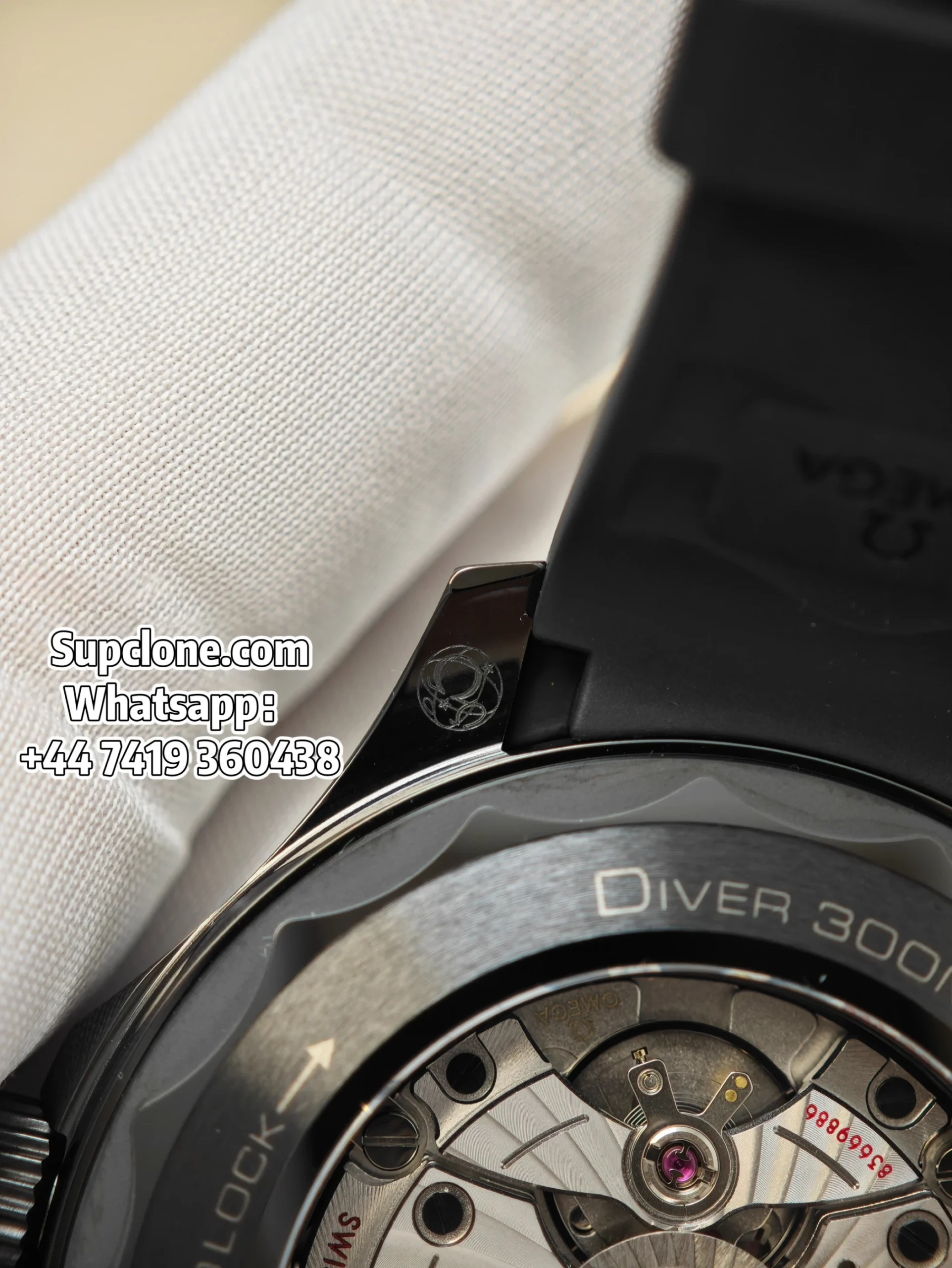 Omega Seamaster Diver 300M Black Black Ceramic Super Clone (14) Omega Super Clone Seamaster Diver 300M 43.5MM 210.92.44.20.01.003