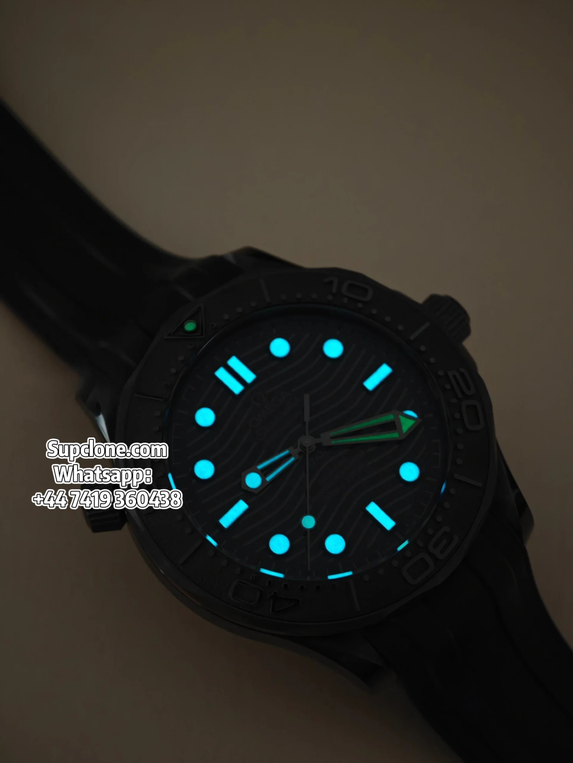 Omega Seamaster Diver 300M Black Black Ceramic Super Clone (22) Omega Super Clone Seamaster Diver 300M 43.5MM 210.92.44.20.01.003