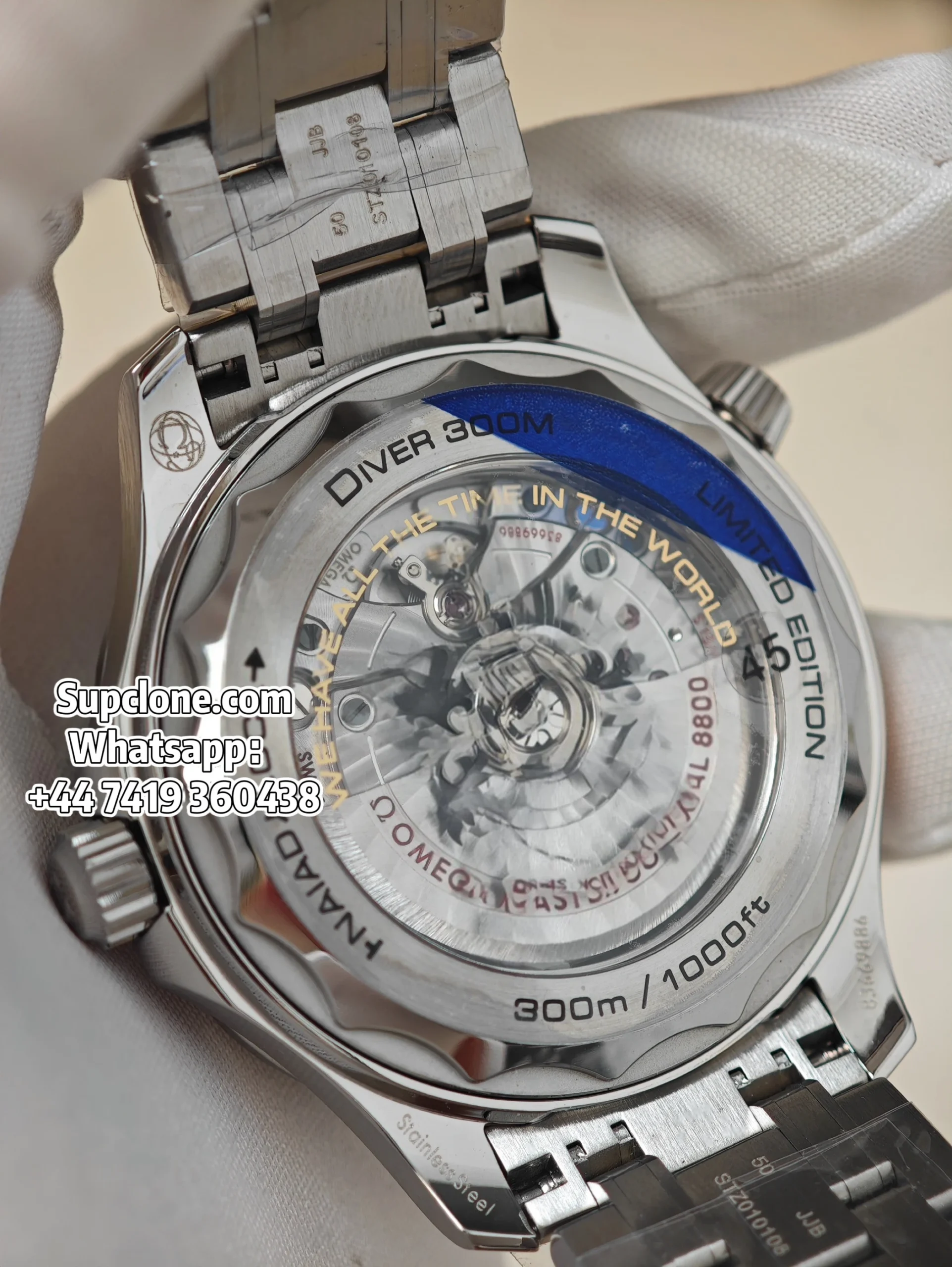 Omega Super Clone Seamaster Diver 300M James Bond (11) Omega Super Clone Seamaster Diver 300M James Bond 210.22.42.20.01.003 42mm