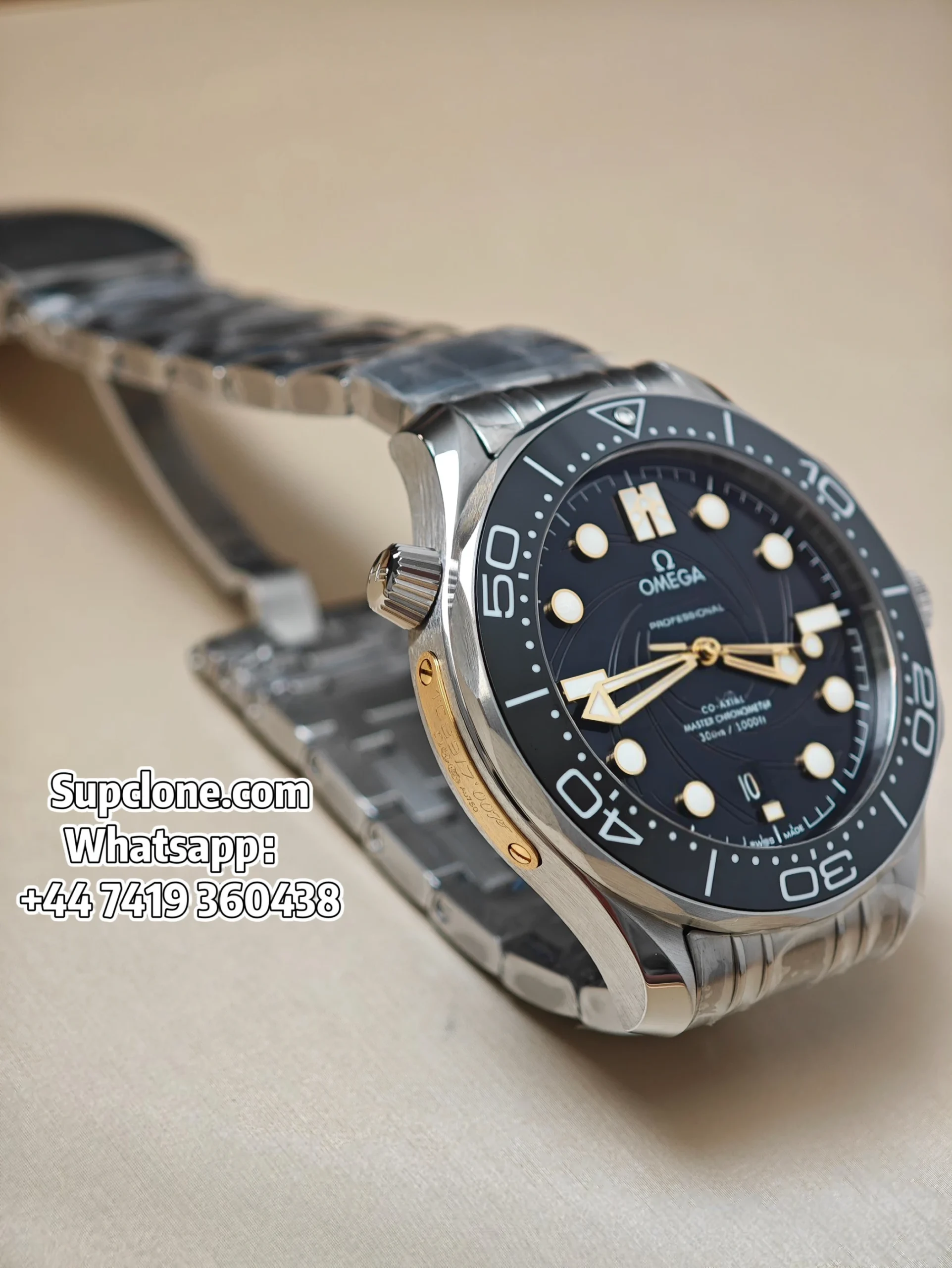 Omega Super Clone Seamaster Diver 300M James Bond (14) Omega Super Clone Seamaster Diver 300M James Bond 210.22.42.20.01.003 42mm