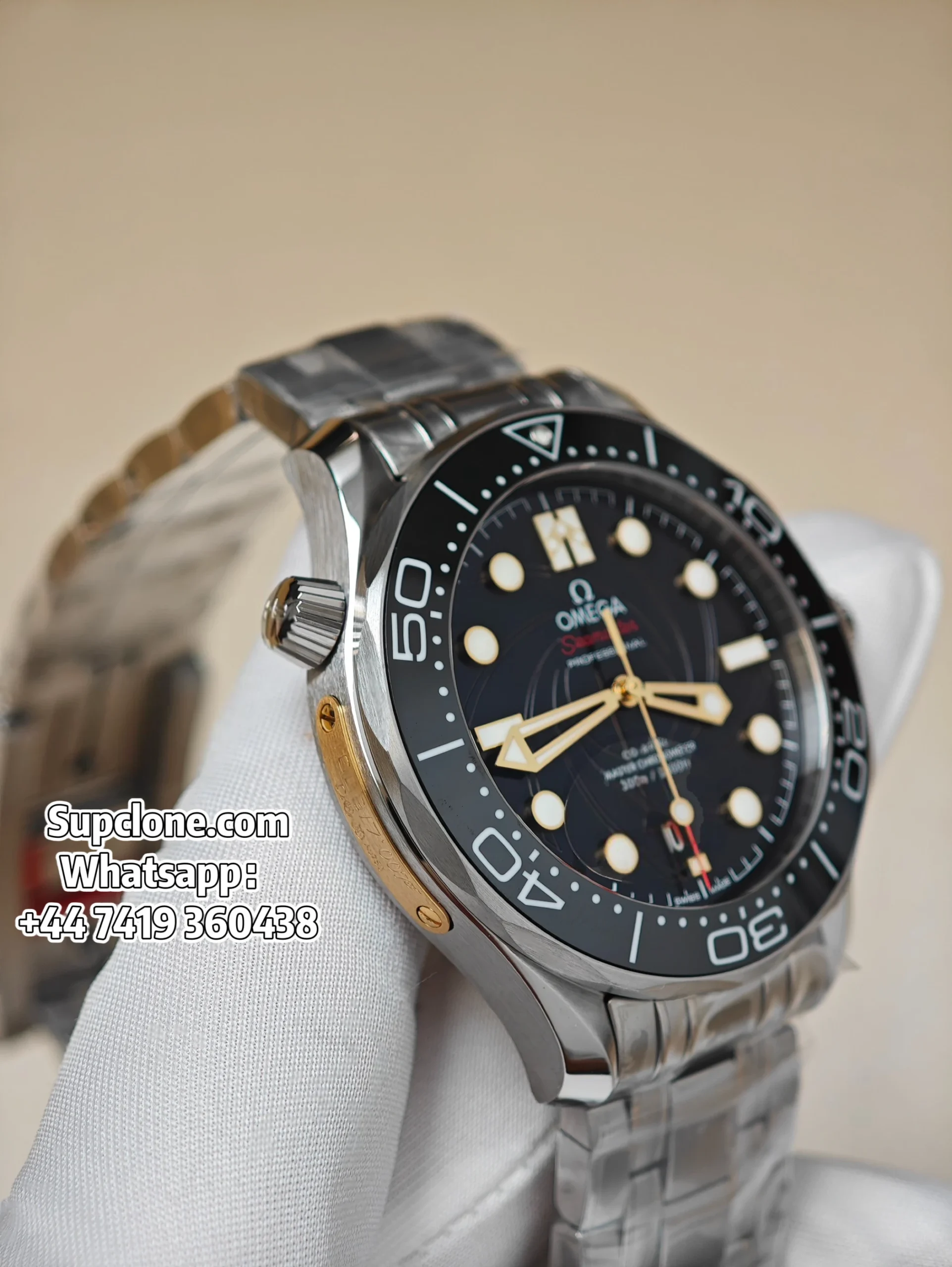 Omega Super Clone Seamaster Diver 300M James Bond (18) Omega Super Clone Seamaster Diver 300M James Bond 210.22.42.20.01.003 42mm