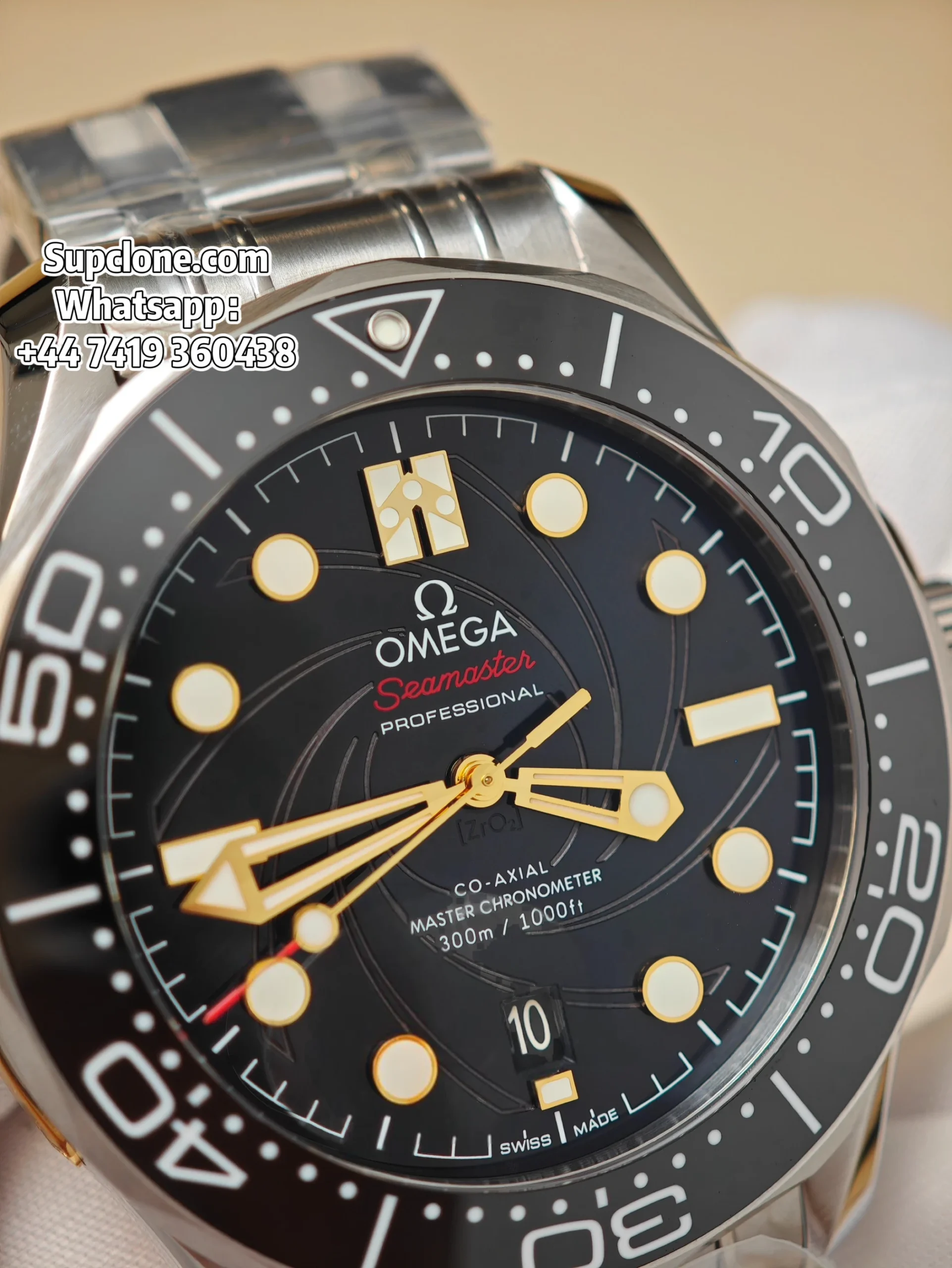 Omega Super Clone Seamaster Diver 300M James Bond (20) Omega Super Clone Seamaster Diver 300M James Bond 210.22.42.20.01.003 42mm