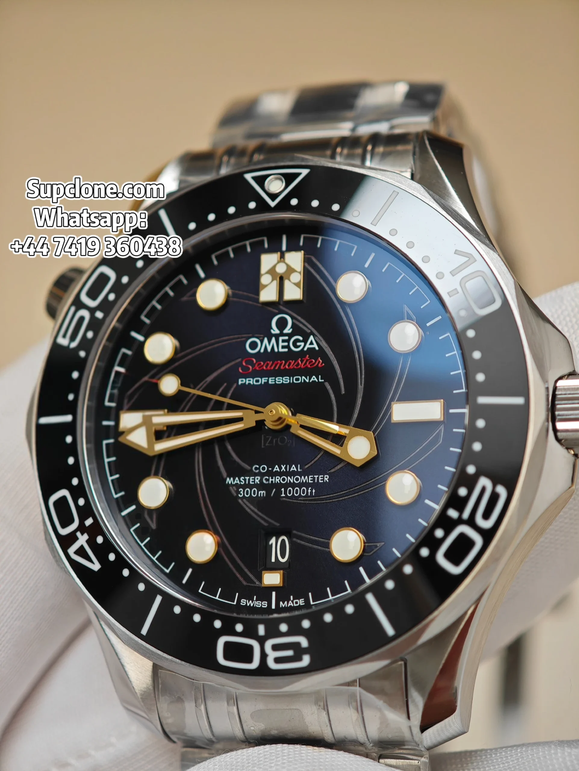 Omega Super Clone Seamaster Diver 300M James Bond (21) Omega Super Clone Seamaster Diver 300M James Bond 210.22.42.20.01.003 42mm