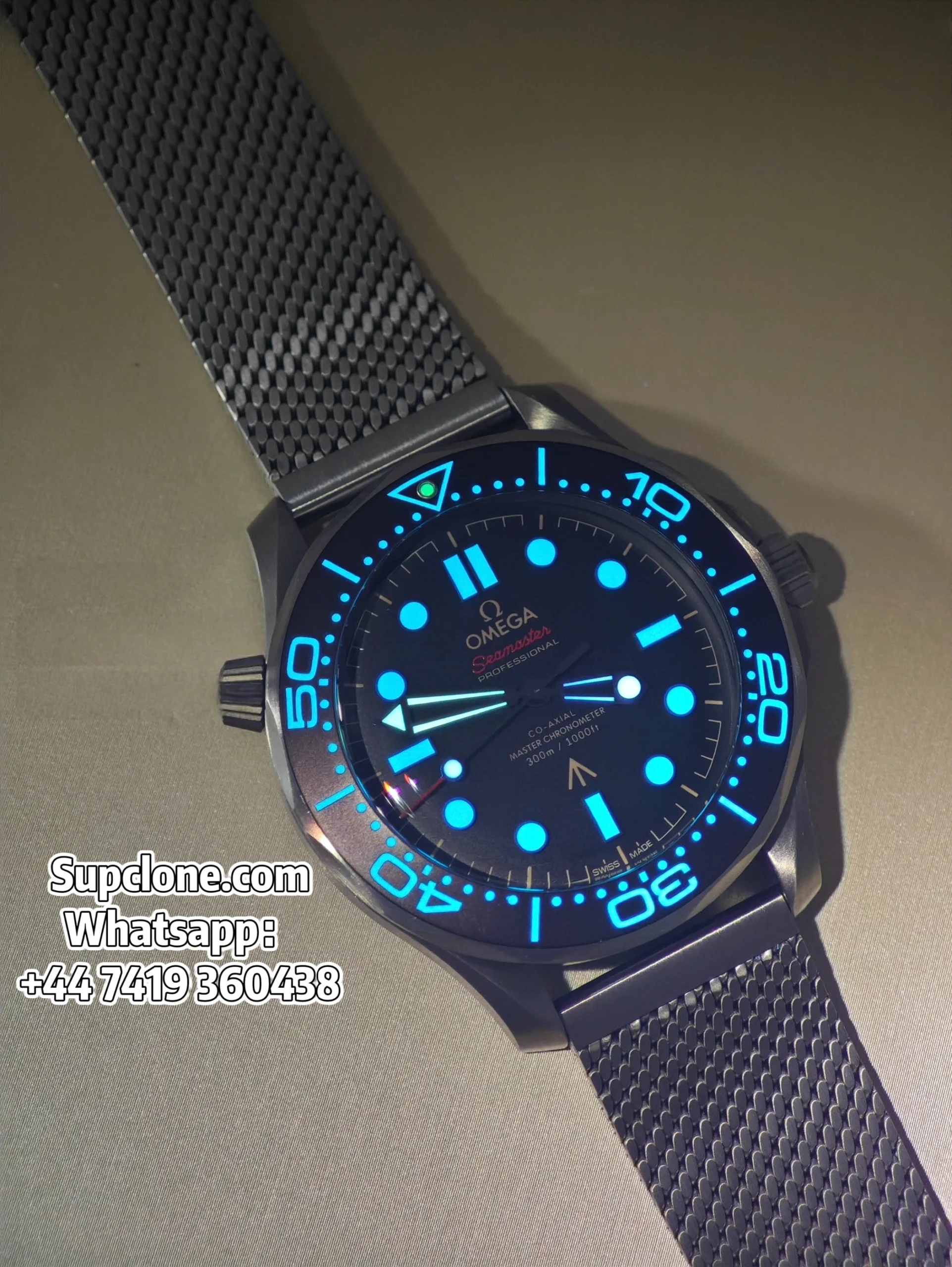 Omega Super Clone Seamaster Diver 300M “No Time To Die” 42mm 210.90.42.20.01.001
