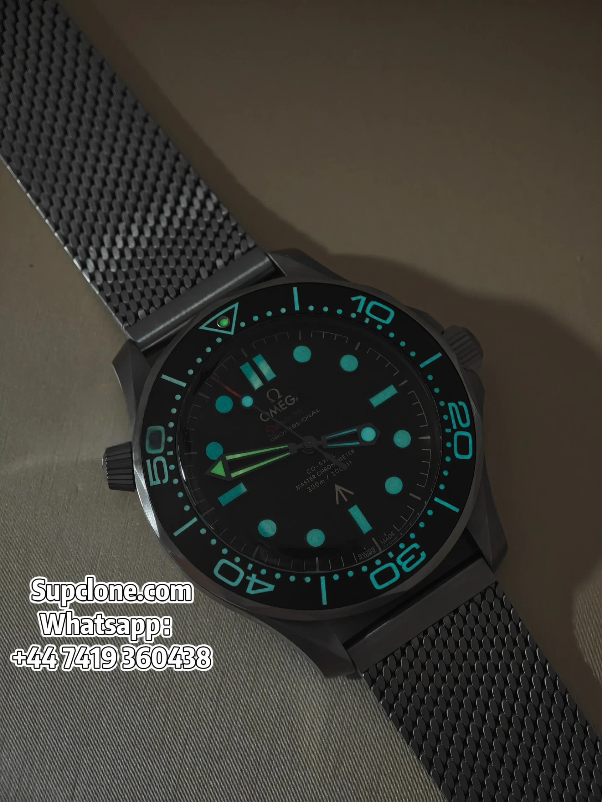 Omega Super Clone Seamaster Diver 300M “No Time To Die” 42mm 210.90.42.20.01.001