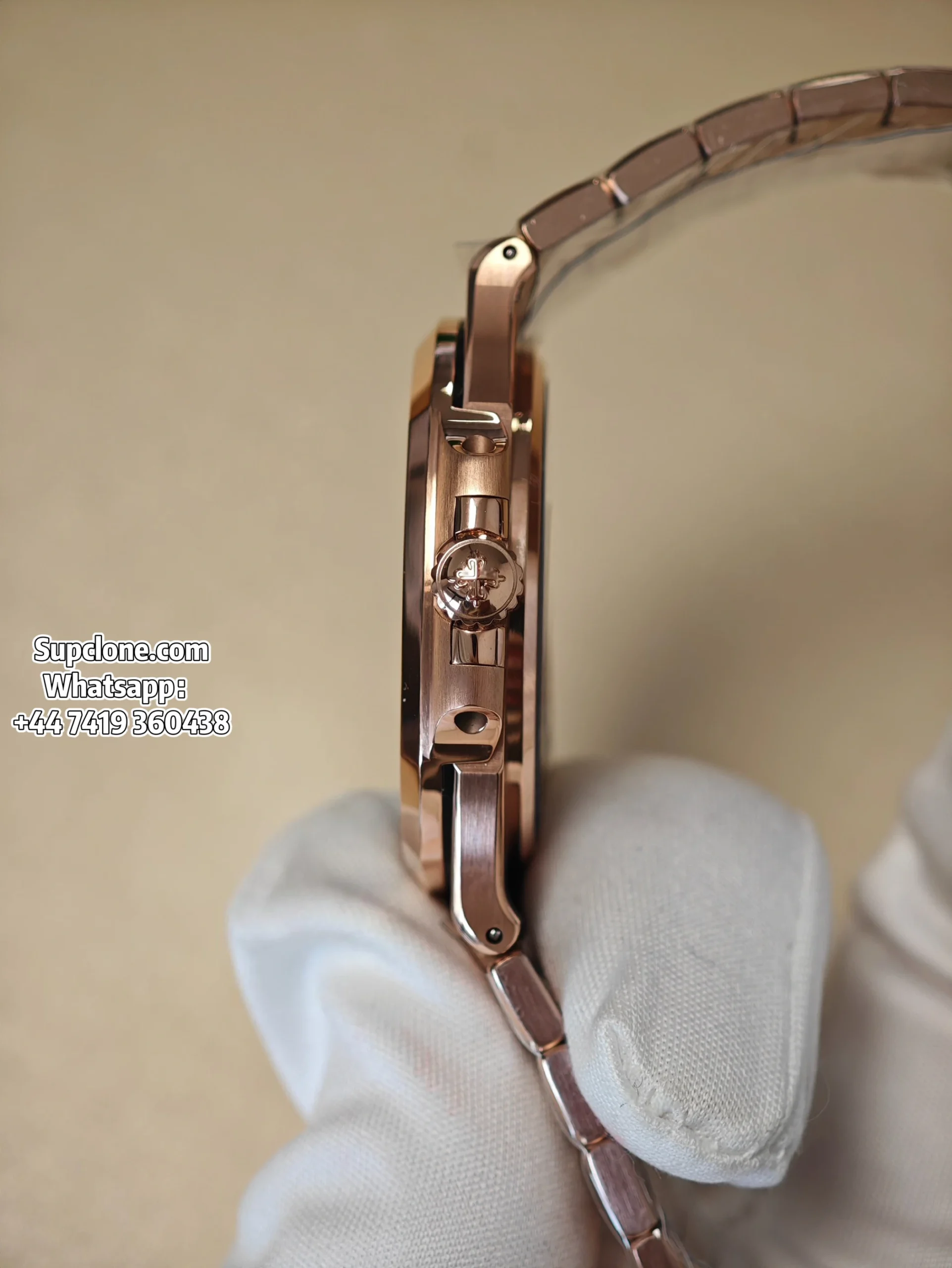 Patek Philippe Super Clone Nautilus 5711 Rose Gold Brown Dial 40MM