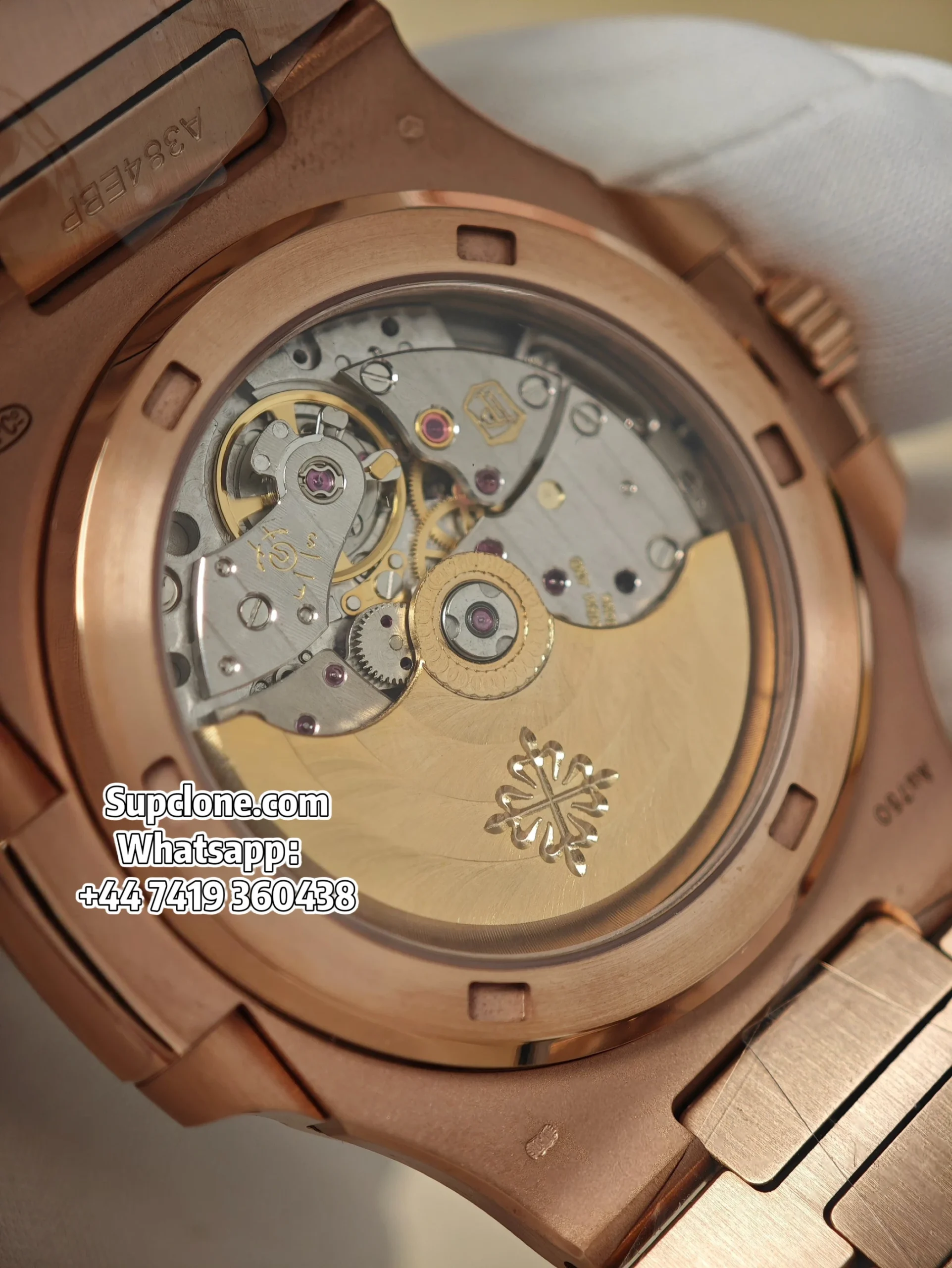 Patek Philippe Super Clone Nautilus 5711 Rose Gold Brown Dial 40MM