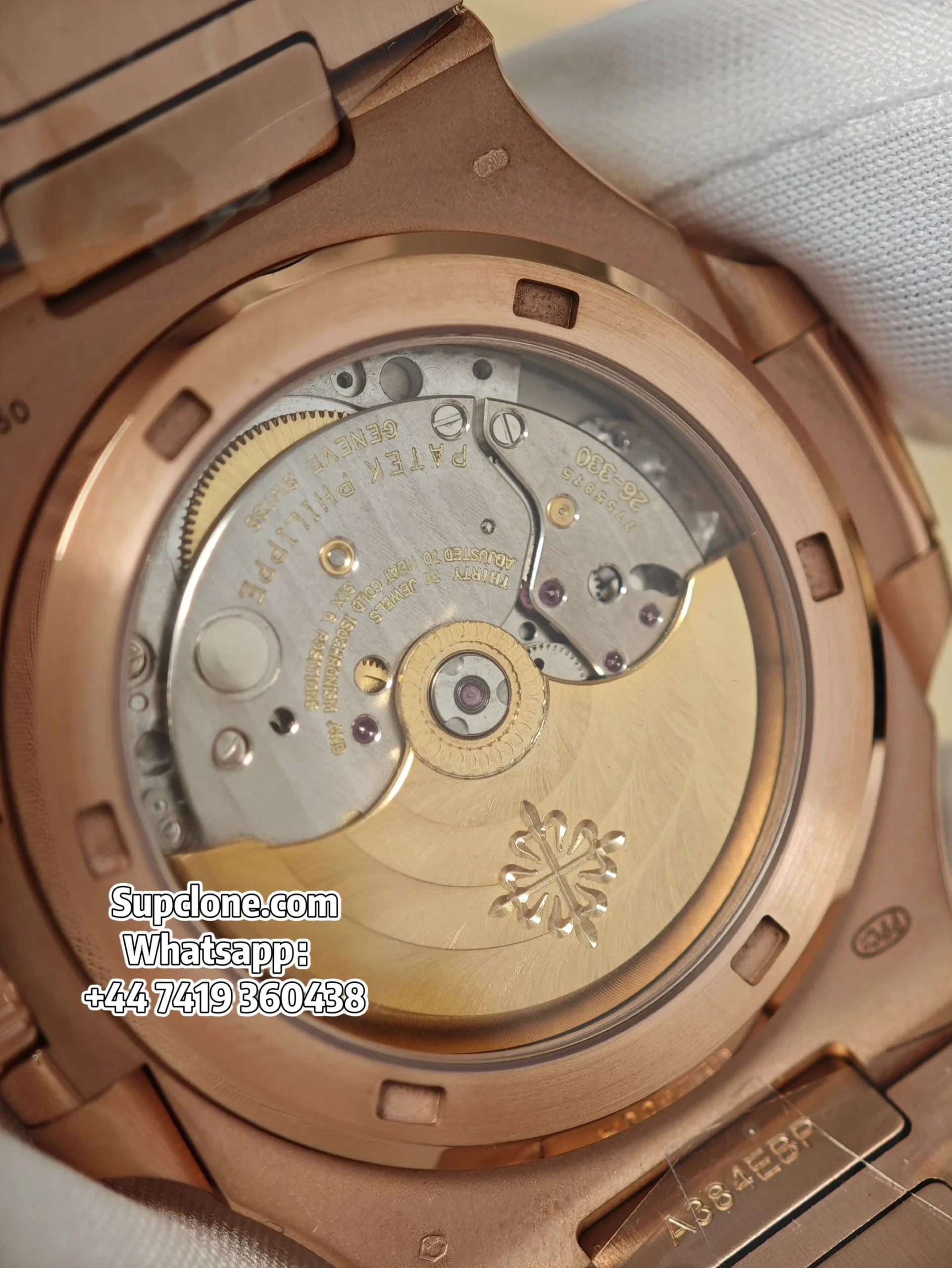 Patek Philippe Super Clone Nautilus 5711 Rose Gold Brown Dial 40MM