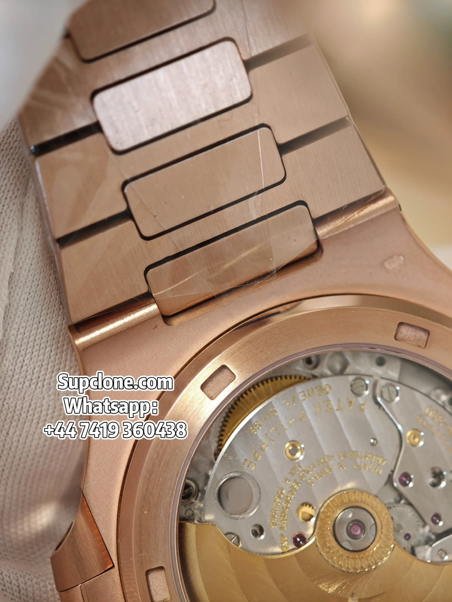 Patek Philippe Super Clone Nautilus 5711 Rose Gold Brown Dial 40MM