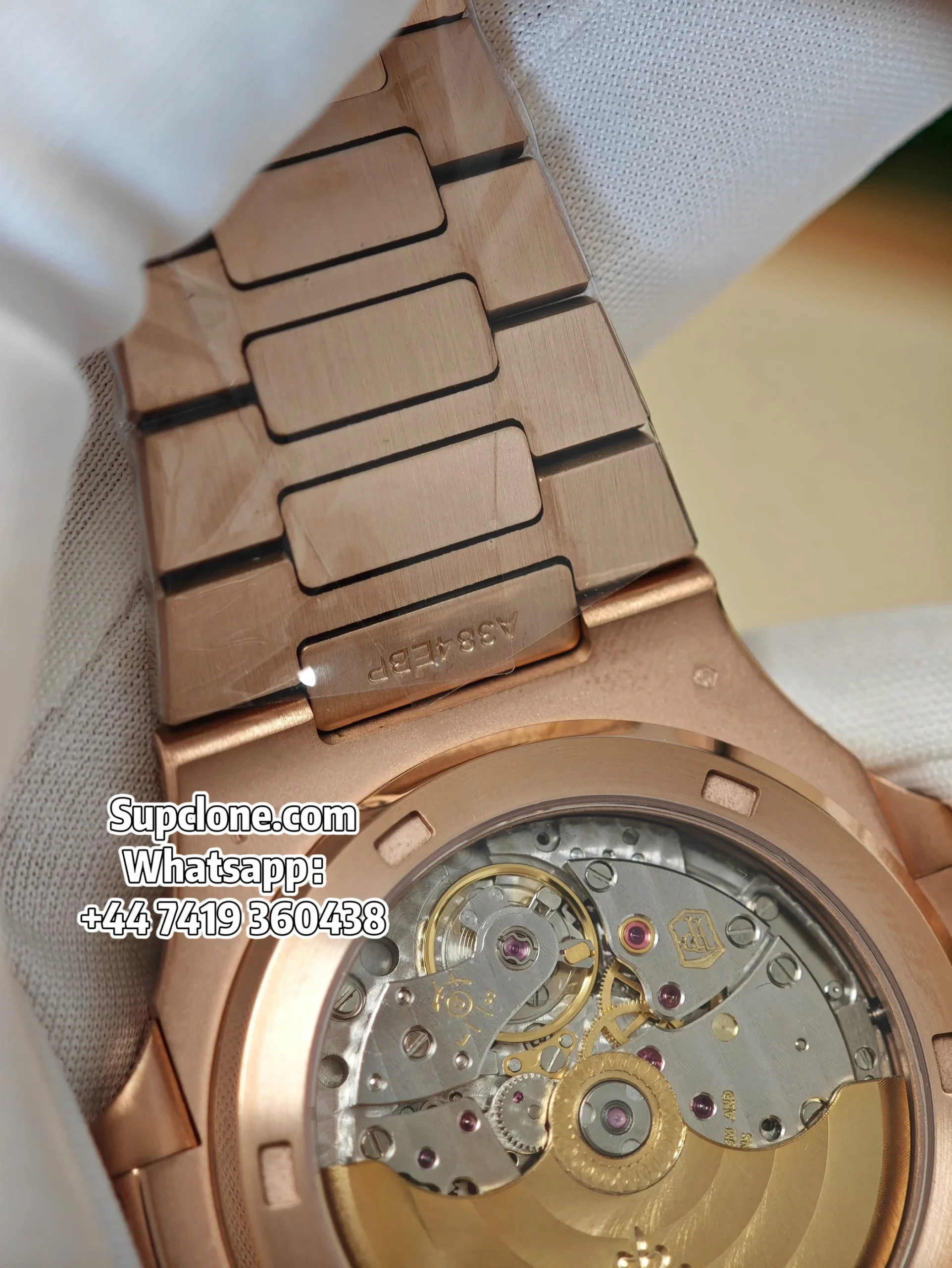 Patek Philippe Super Clone Nautilus 5711 Rose Gold Brown Dial 40MM
