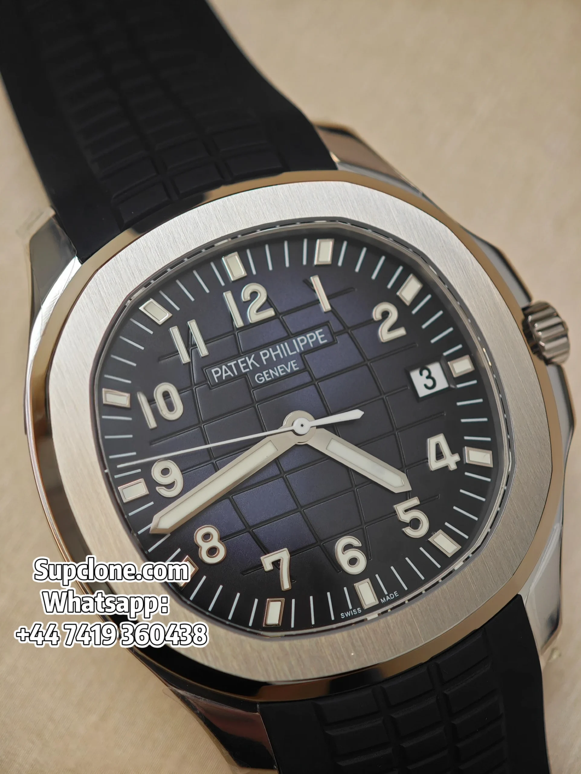 Patek Philippe Super Clone Aquanaut 5168G-001 Blue Dial