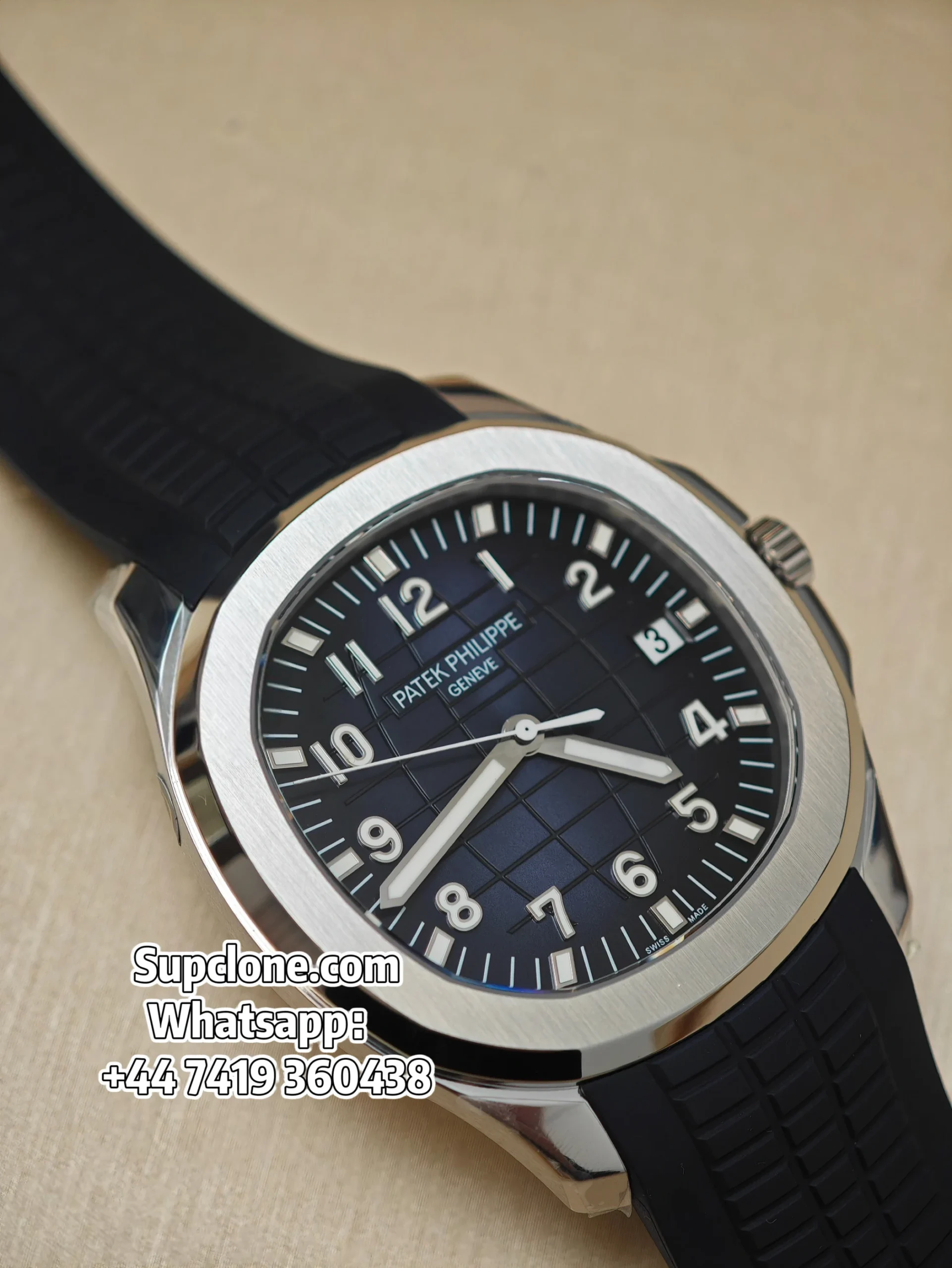 Patek Philippe Super Clone Aquanaut 5168G-001 Blue Dial