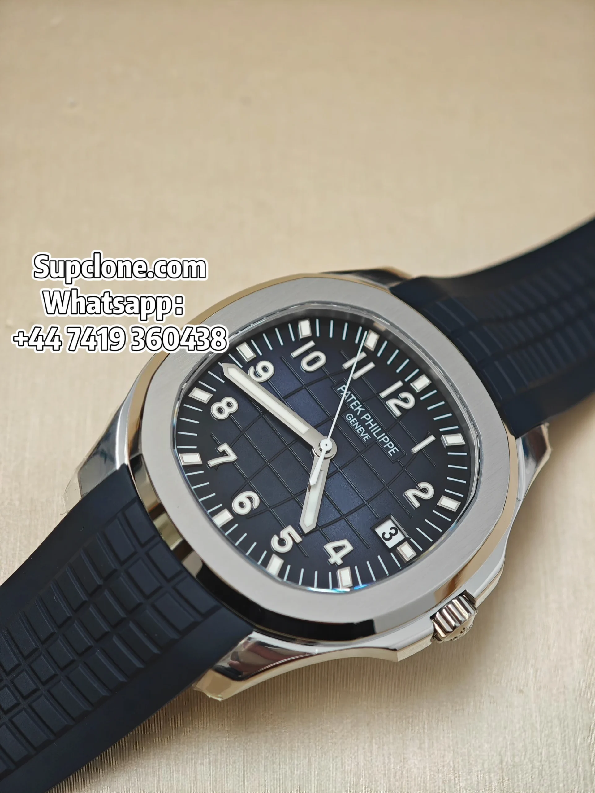 Patek Philippe Super Clone Aquanaut 5168G-001 Blue Dial