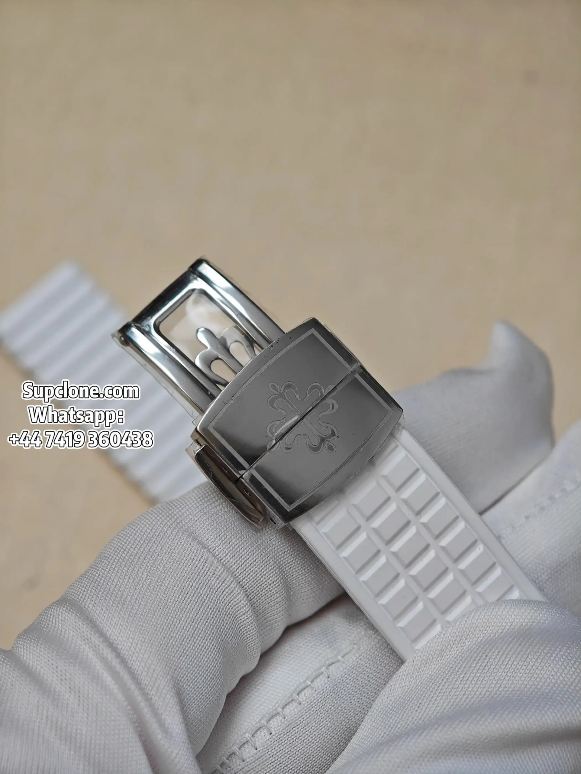Patek Philippe Super Clone Aquanaut Luce 5068A Diamond Bezel 35 (5) Patek Philippe Super Clone Aquanaut Luce 5068A Diamond Bezel 35.6mm Custom Cal.324