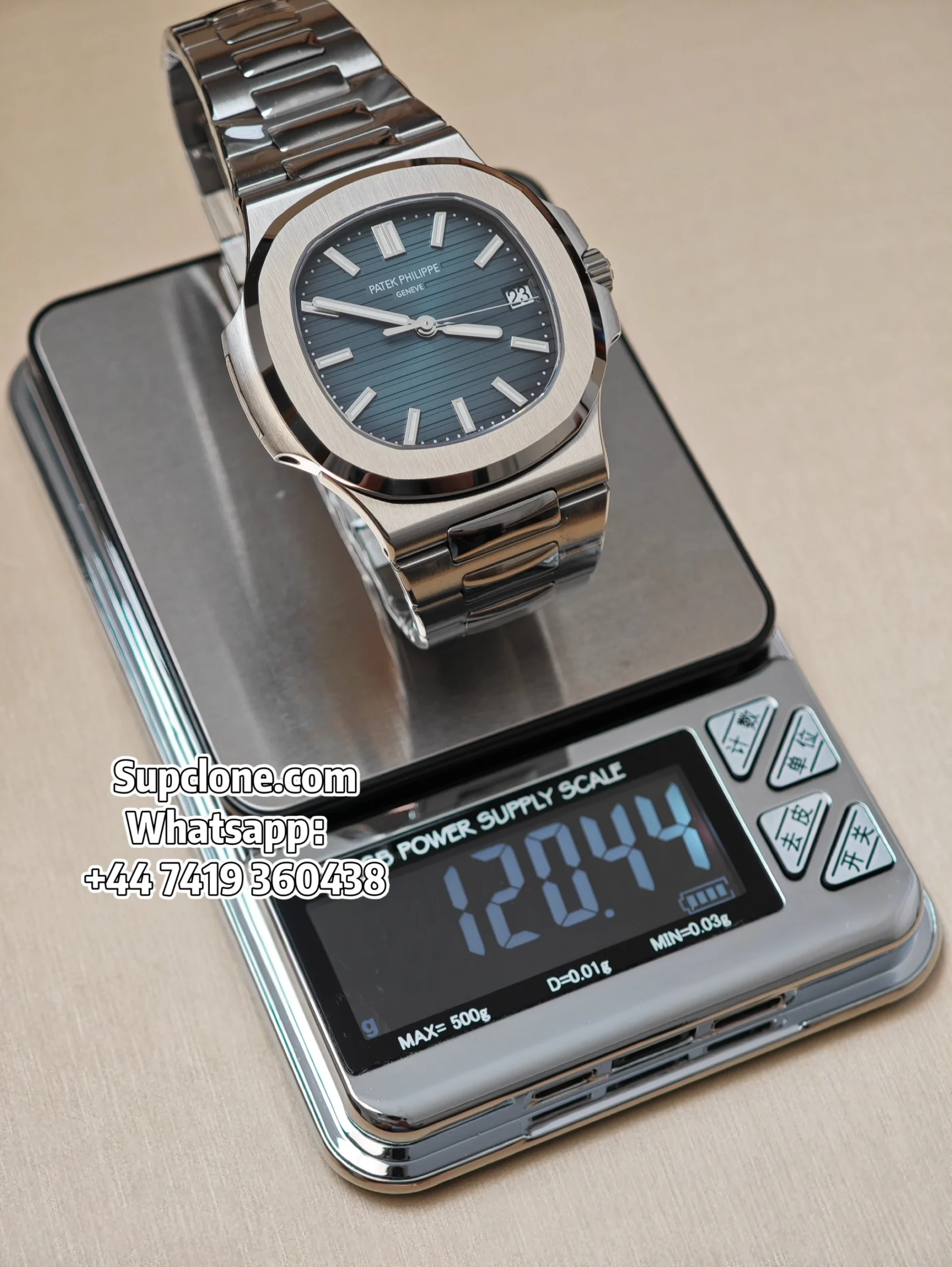 Patek Philippe Super Clone Nautilus 5711 Blue Dial 40MM (14) Patek Philippe Super Clone Nautilus 5711 Blue Dial 40MM