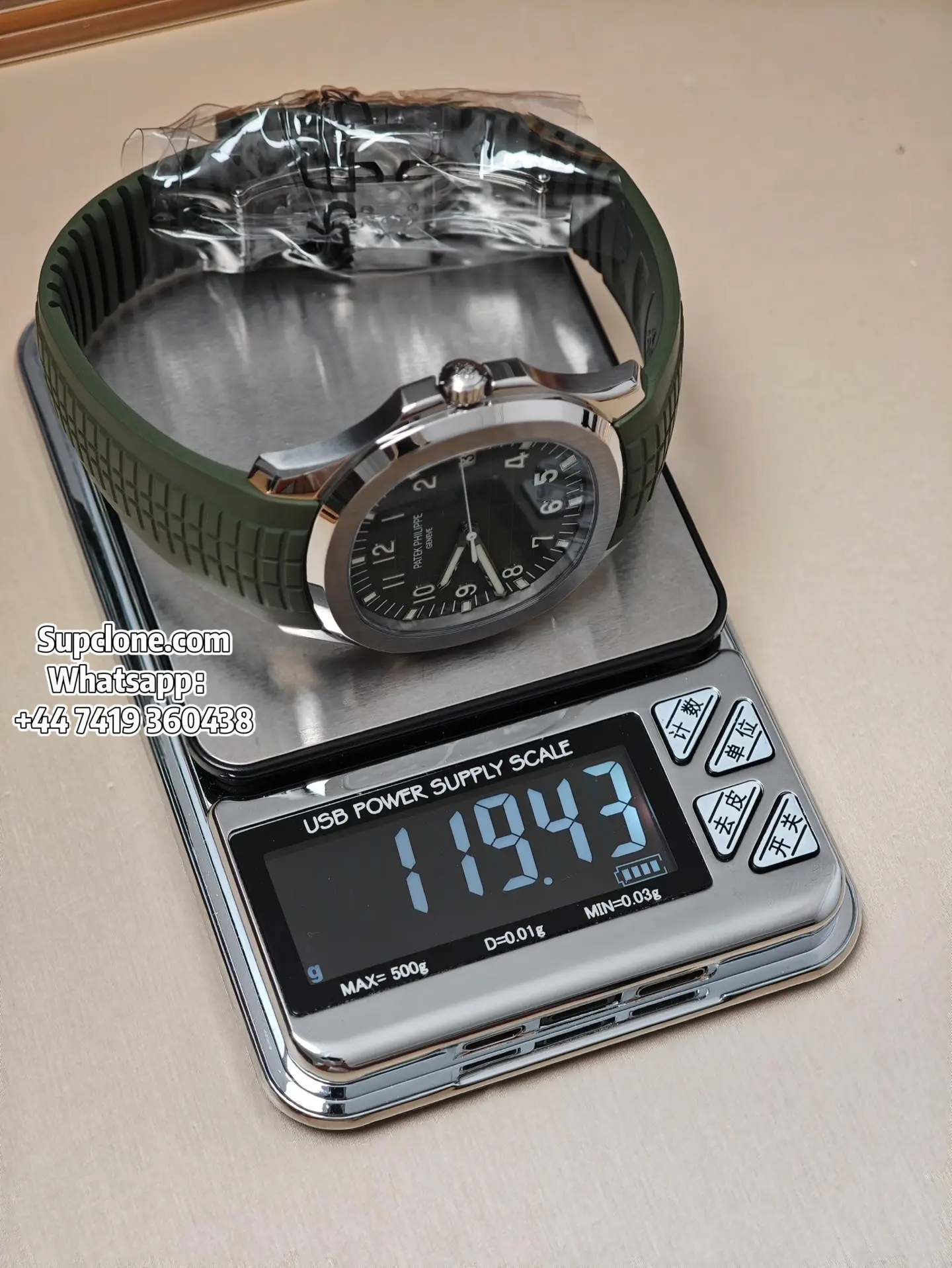 Patek Philippe Super Clone Watches Aquanaut 42 5168G-010 Avocado Green Dial
