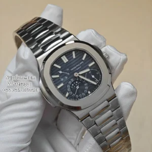 Patek Philippe Super Clone Watches Nautilus 57121A-001 Blue Dial CNC Steel Custom Cal (1) Patek Philippe Super Clone Watches Nautilus 5712/1A-001 Blue Dial CNC Steel Custom Cal.240