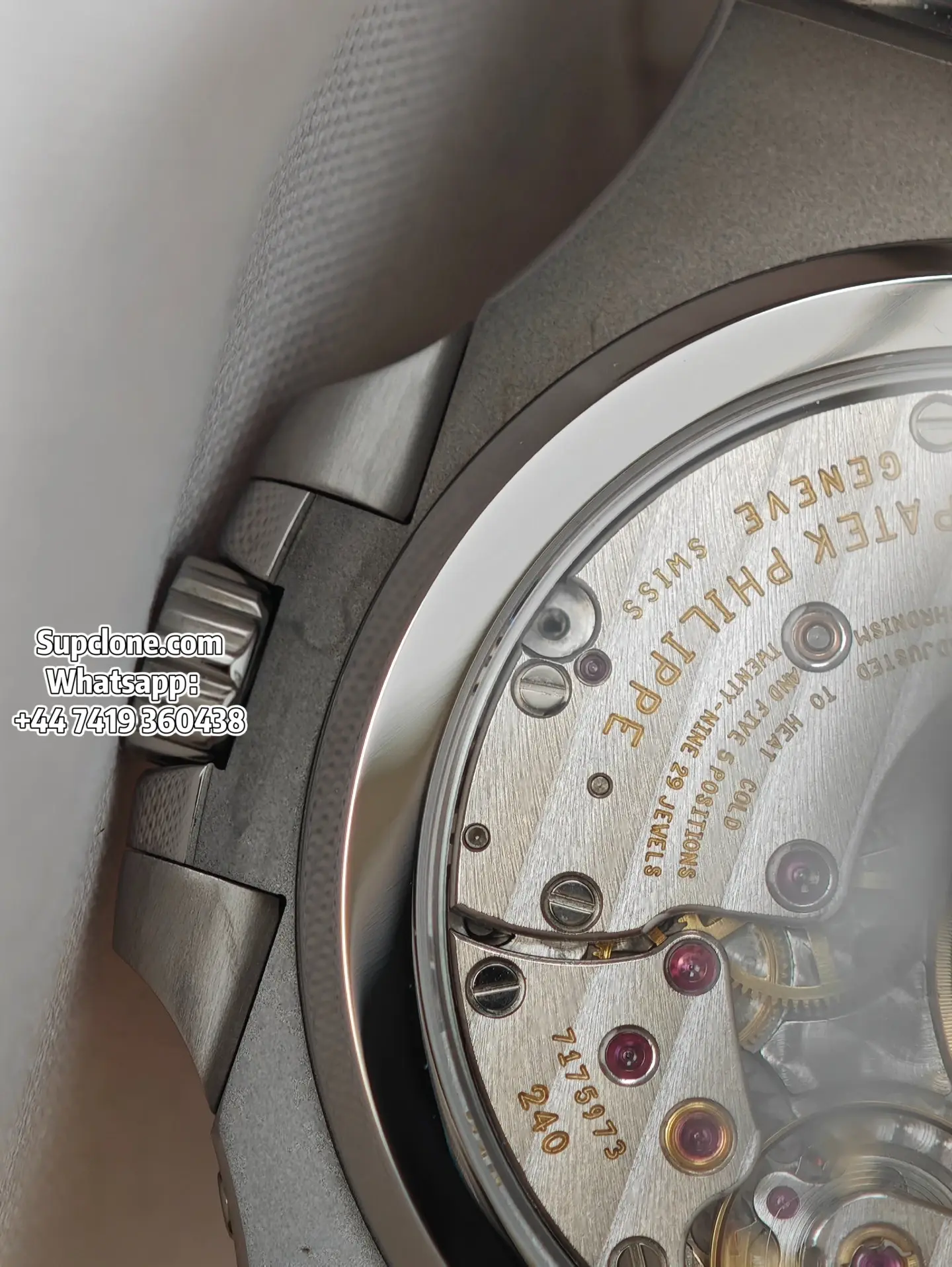 Patek Philippe Super Clone Watches Nautilus 57121A-001 Blue Dial CNC Steel Custom Cal (12) Patek Philippe Super Clone Watches Nautilus 5712/1A-001 Blue Dial CNC Steel Custom Cal.240