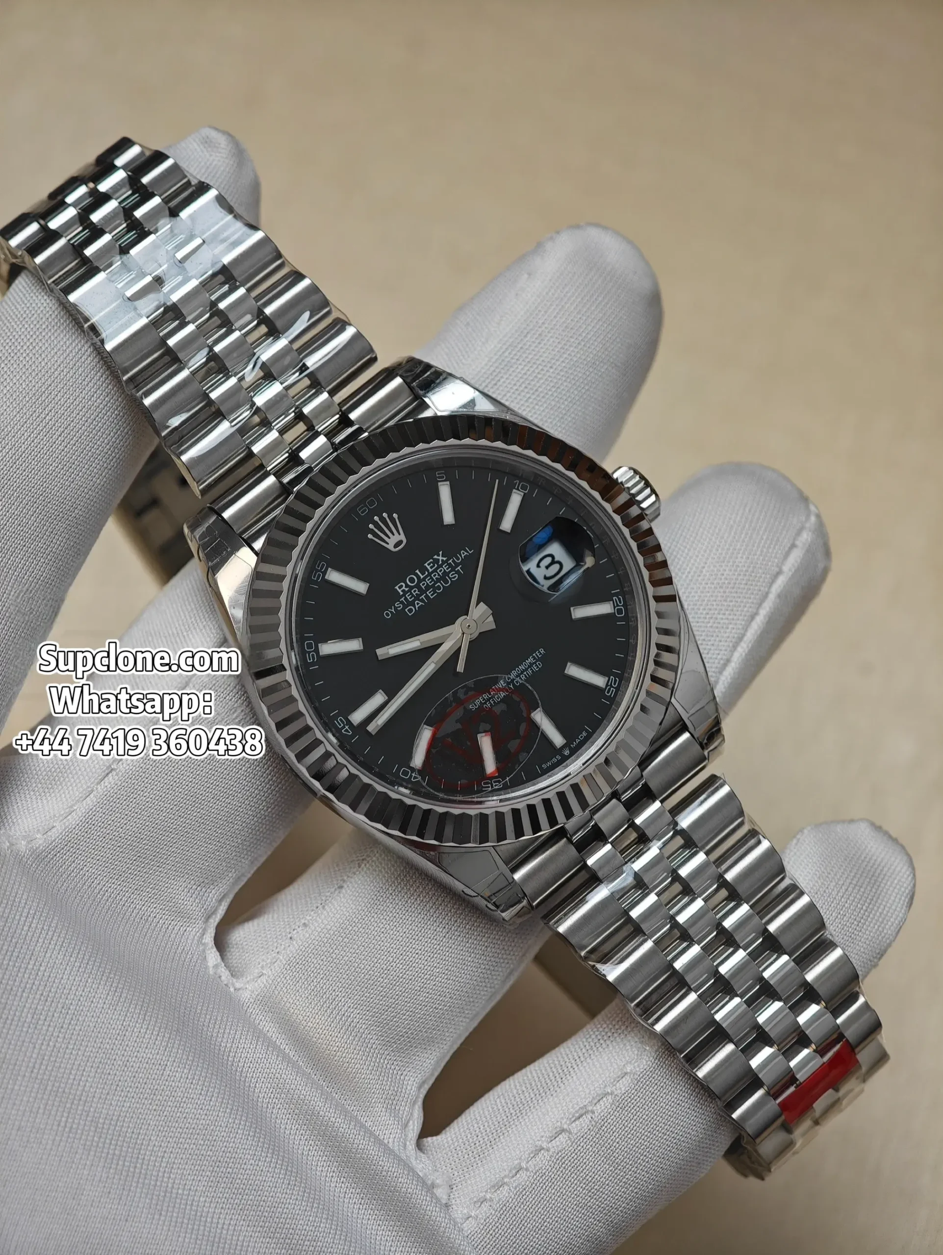 Rolex Datejust 41 M126334 Black Dial - 1:1 Super Clone