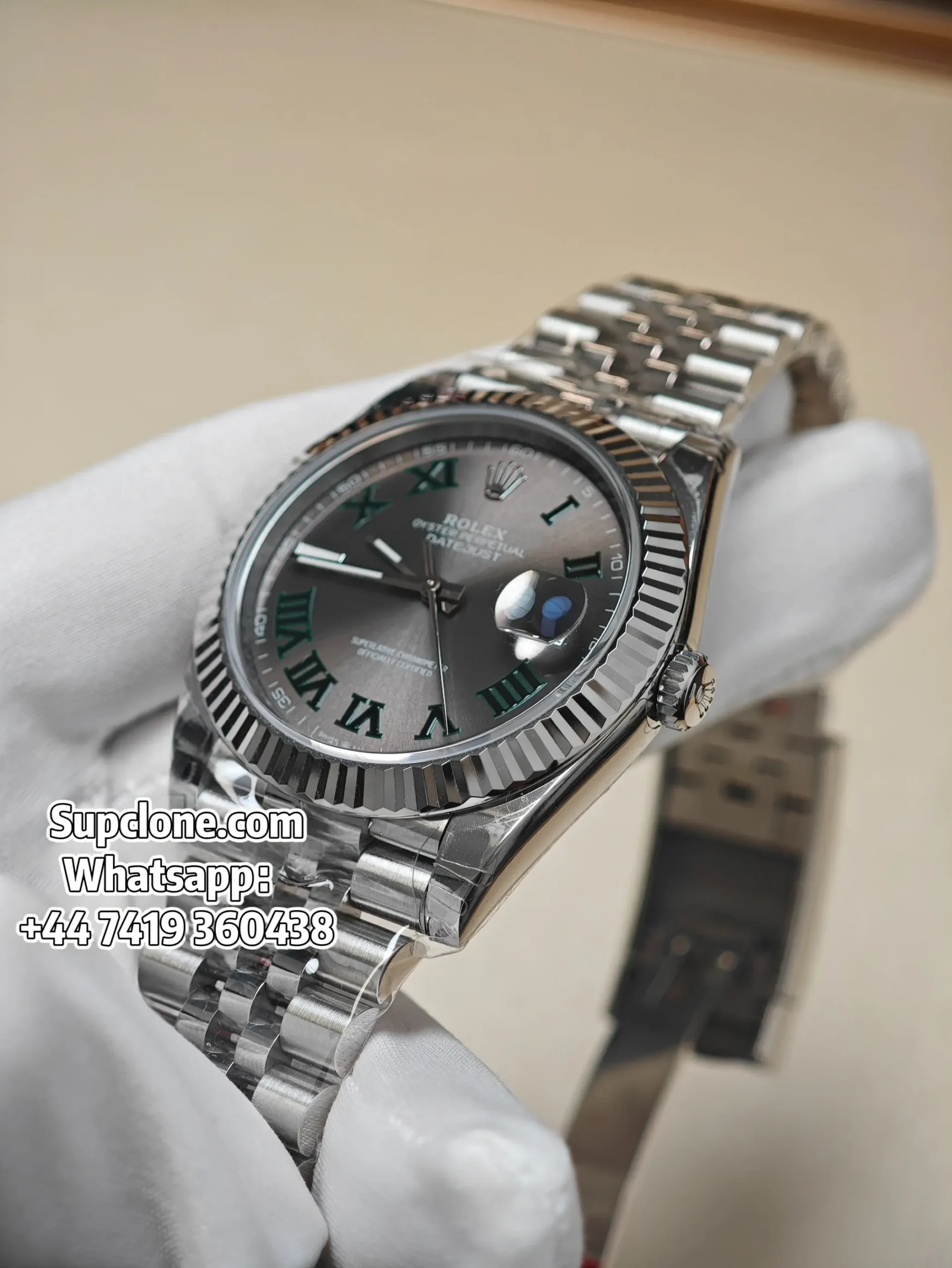 Rolex Datejust M126334 Super Clone - Wimbledon Grey Dial 41mm